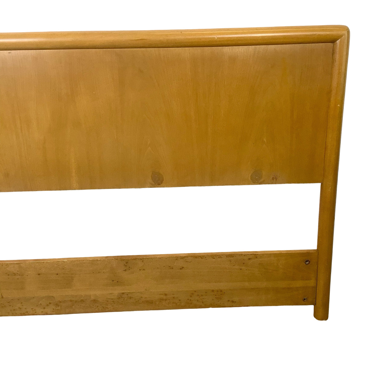 Mid-Century Modern Wood Headboard – Full/Double,  Waterfall Edge, 55"
