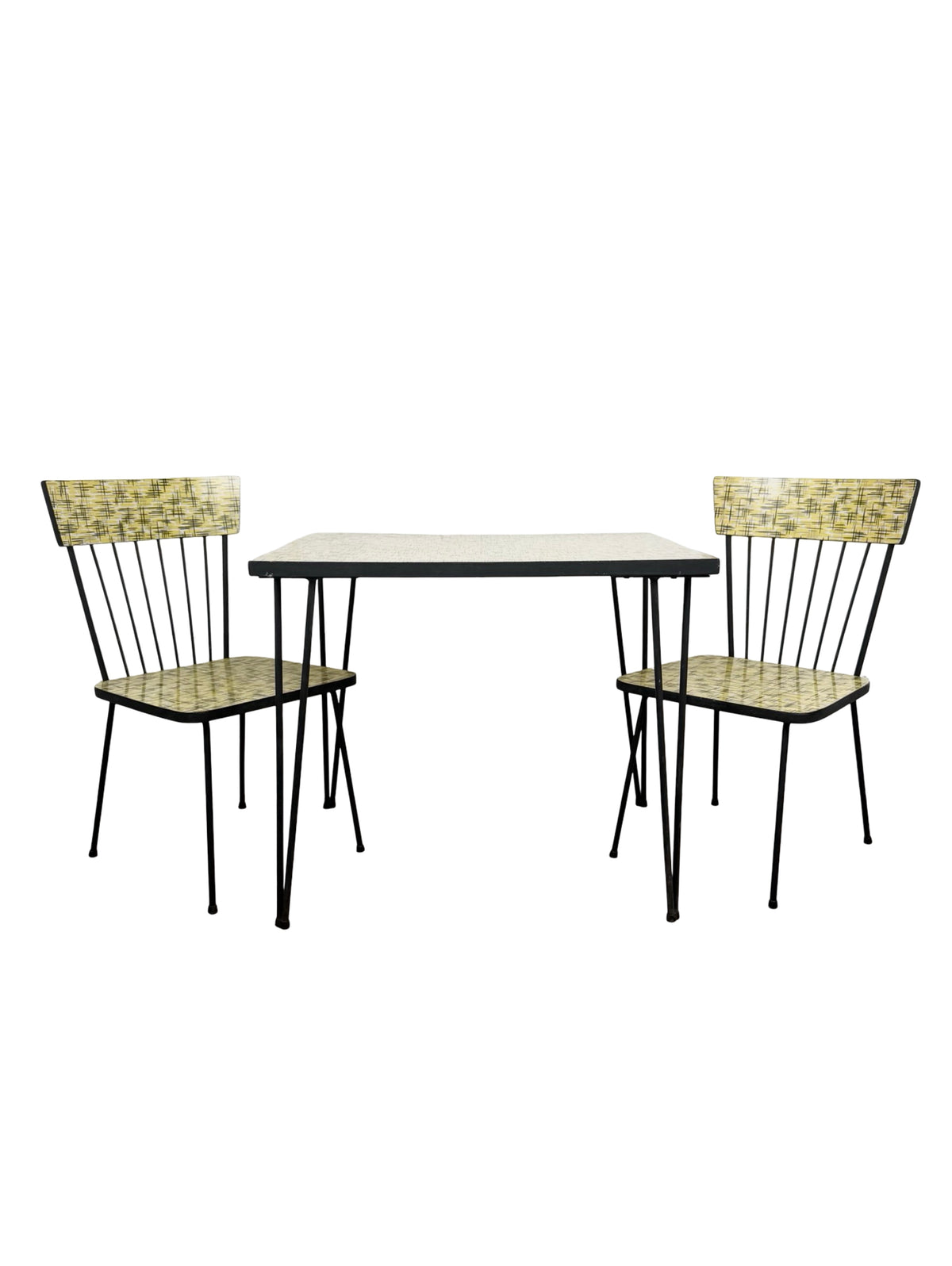 Vintage 1960s American Mid-Century Child’s Dinette Table and Chair Set
