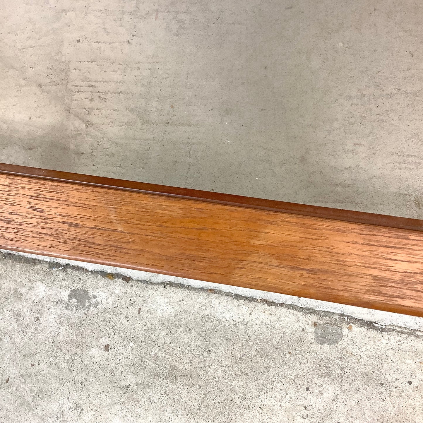 Danish Modern Teak End Tables With Smoked Glass- Pair