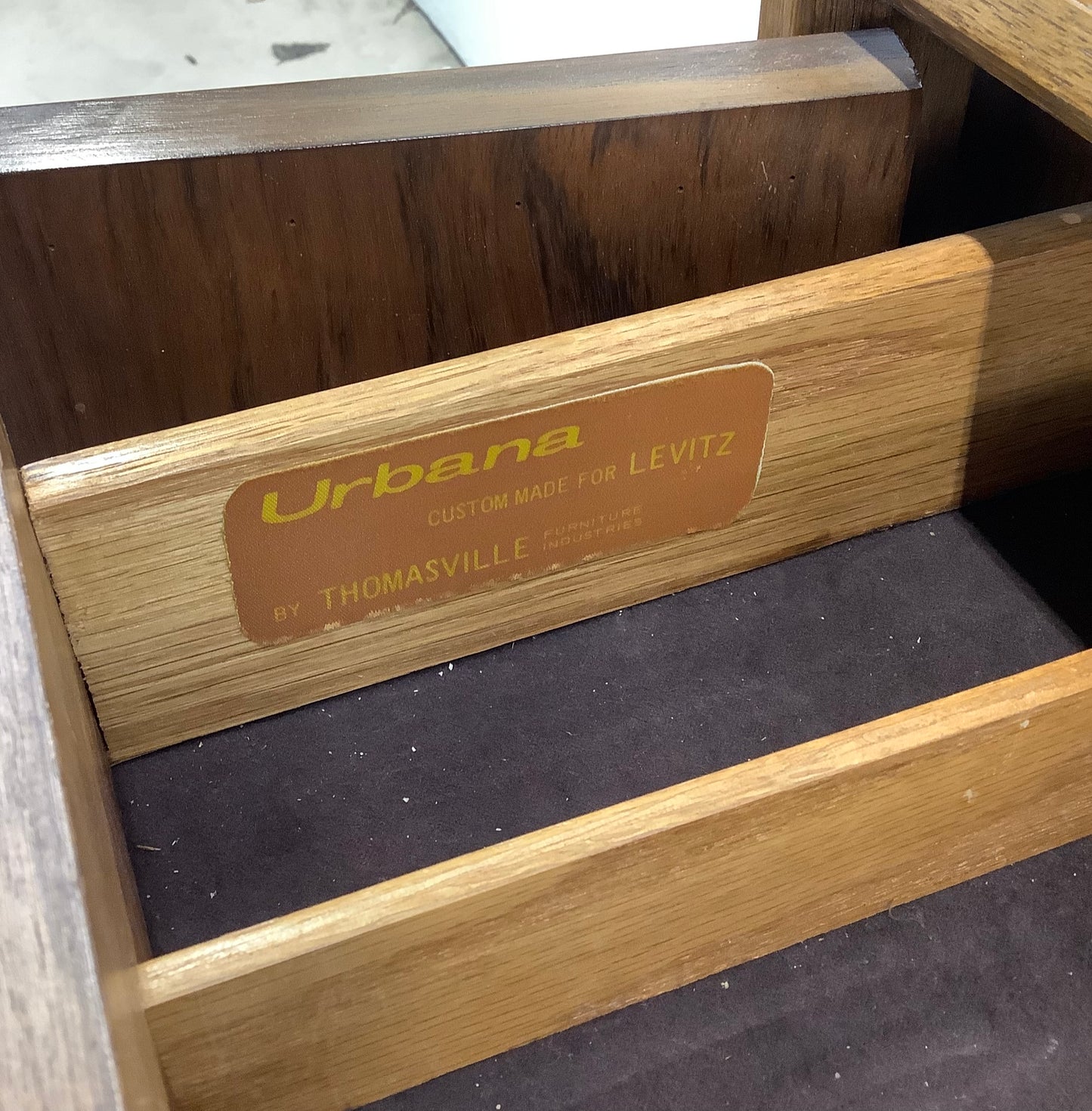 Mid-Century Modern Walnut Bar Cart With Leaves