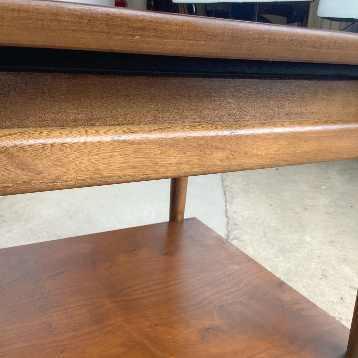 Lane Perception Walnut End Table | Two-Tier | 1960s