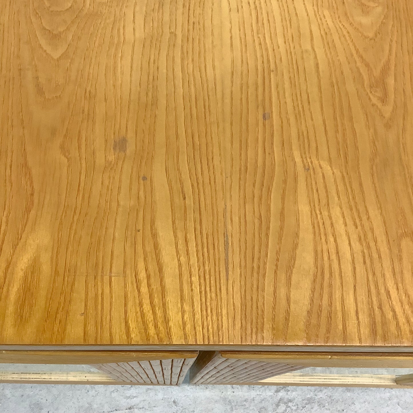 Vintage Modern Bamboo Dresser With Six Drawers