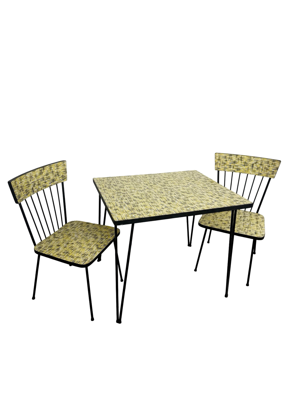 Vintage 1960s American Mid-Century Child’s Dinette Table and Chair Set
