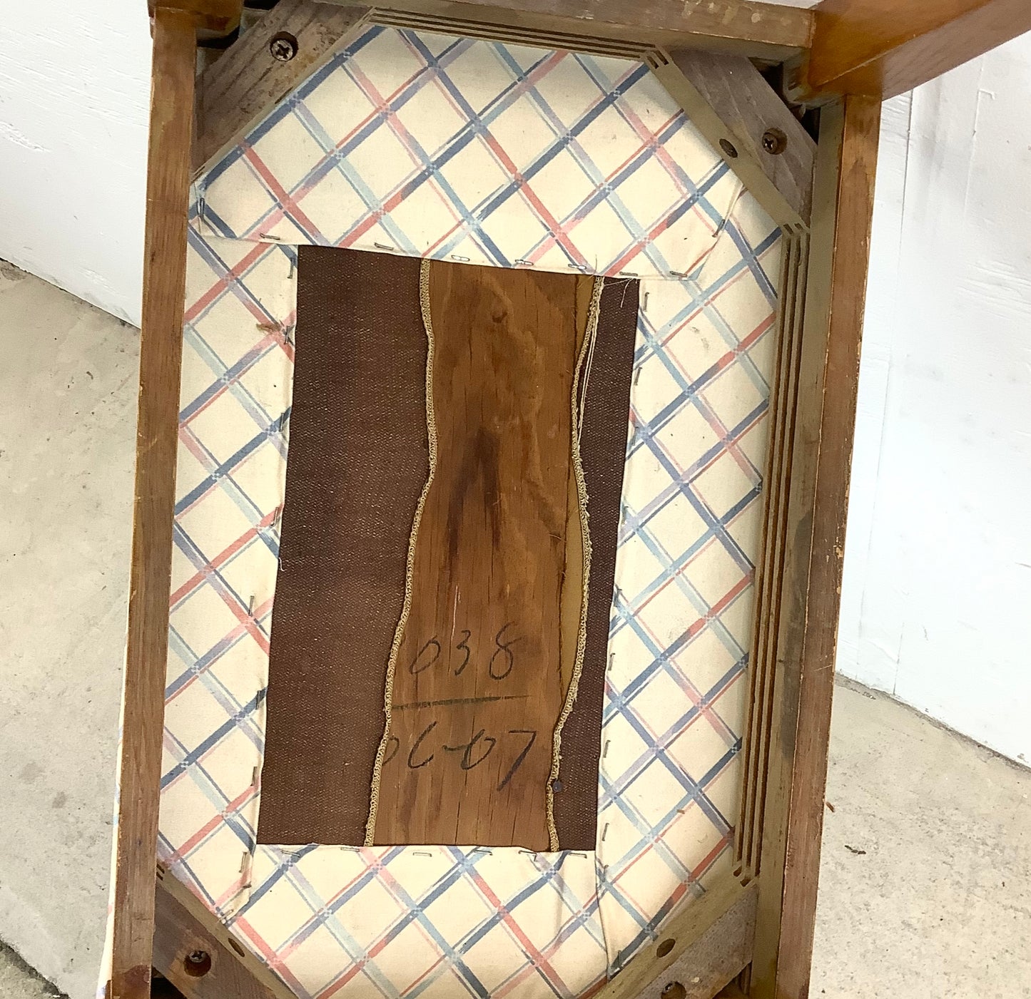 Mid-Century Vanity Stool or Piano Bench