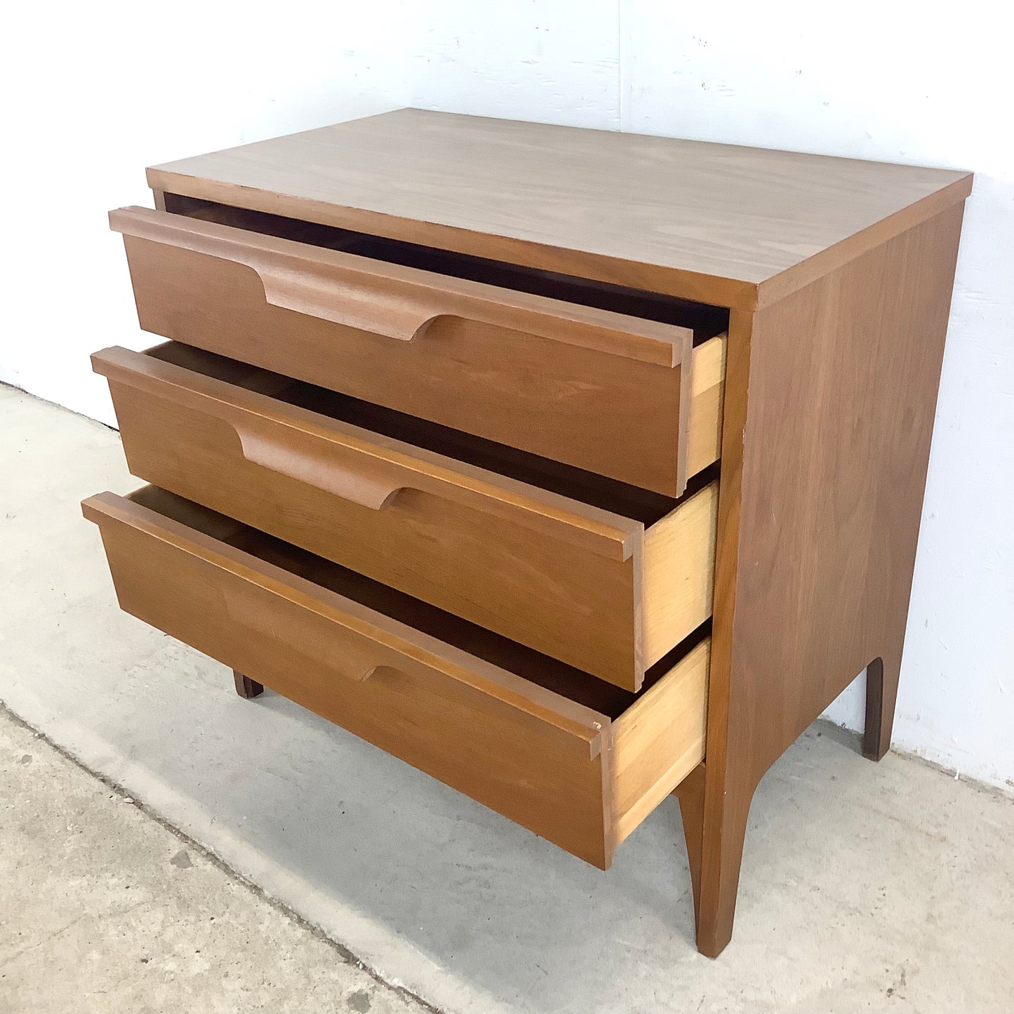Mid-Century Three Drawer Dresser by Johnson Carper
