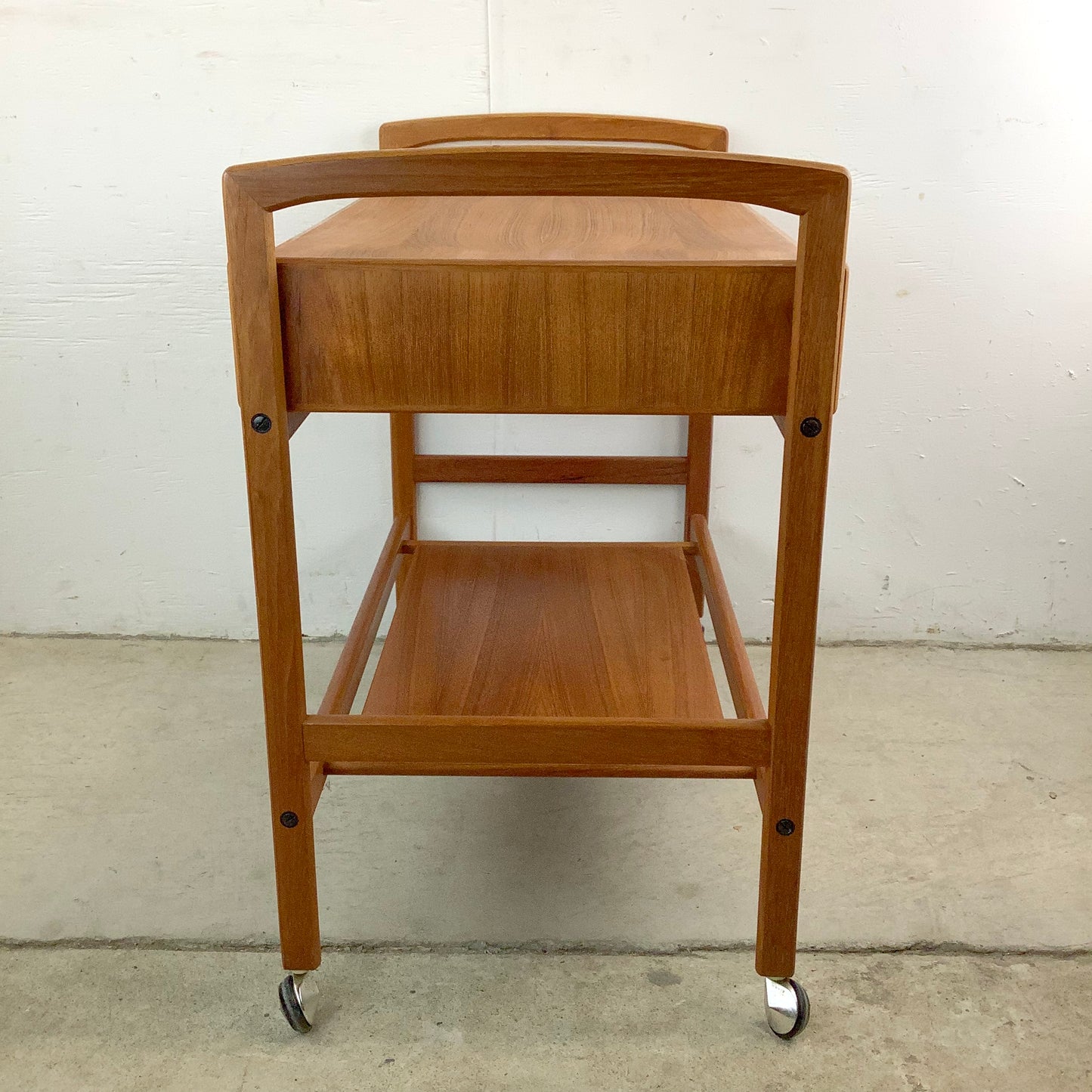 Scandinavian Modern Teak Bar Cart