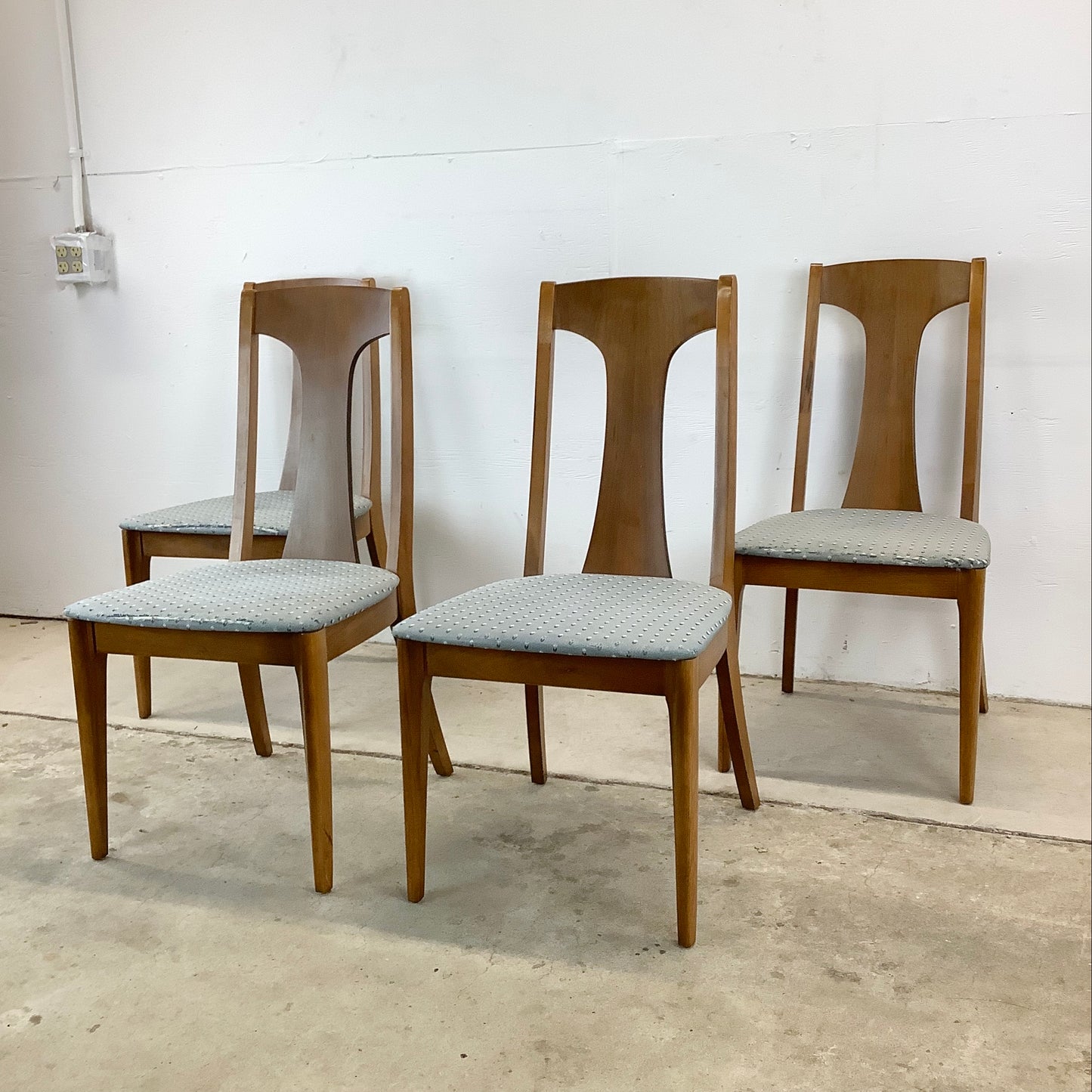 Mid-Century Brasilia Style Dining Chairs- Four