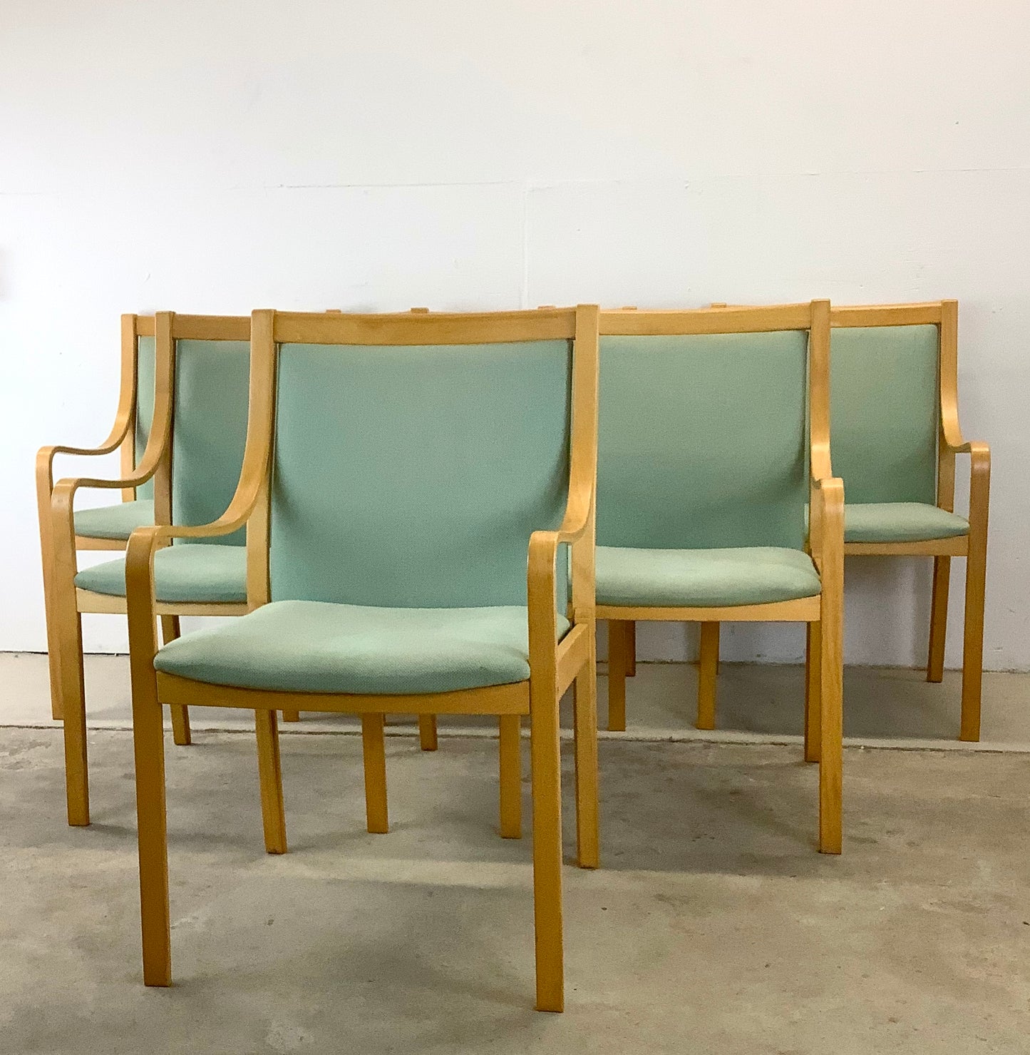 Scandinavian Bentwood Dining Chairs by Vatne Mobler