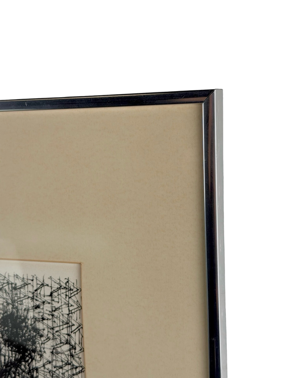 Jean Carzou Original Lithograph — Framed Modernist Figure by a Window