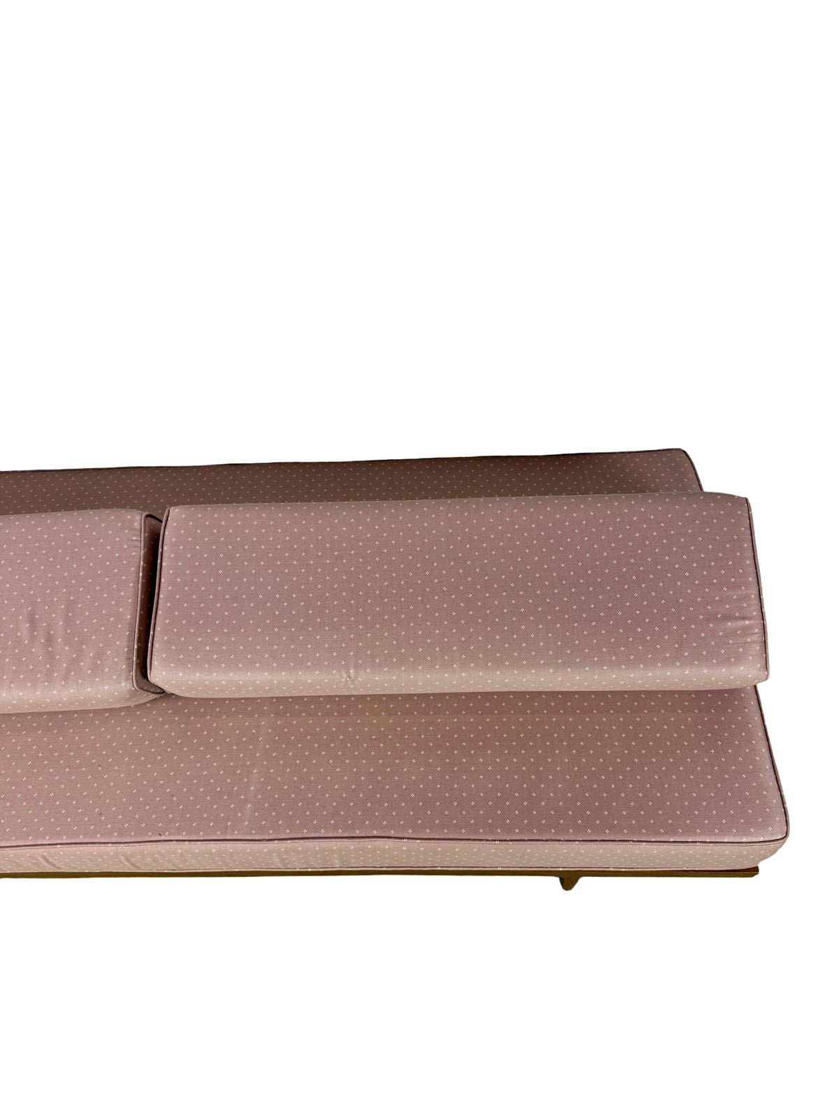 Vintage Mid-Century Modern Pink Platform Sofa & Daybed