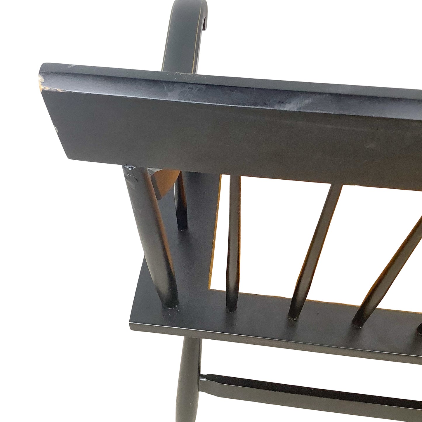 Vintage Hitchcock Style Stenciled Bench | Nichols & Stone Style Settee