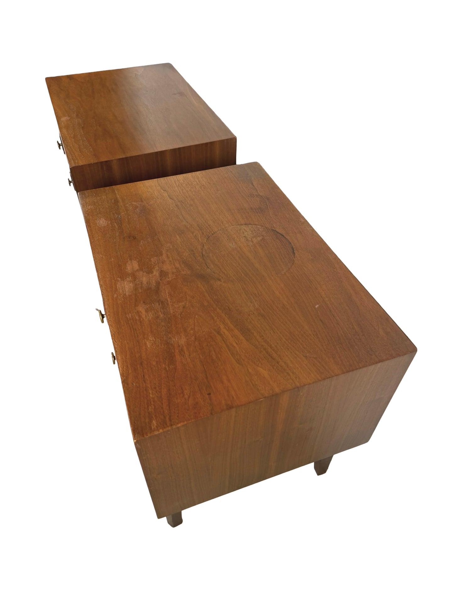 American of Martinsville Mid-Century Two-Drawer Nightstands – Pair