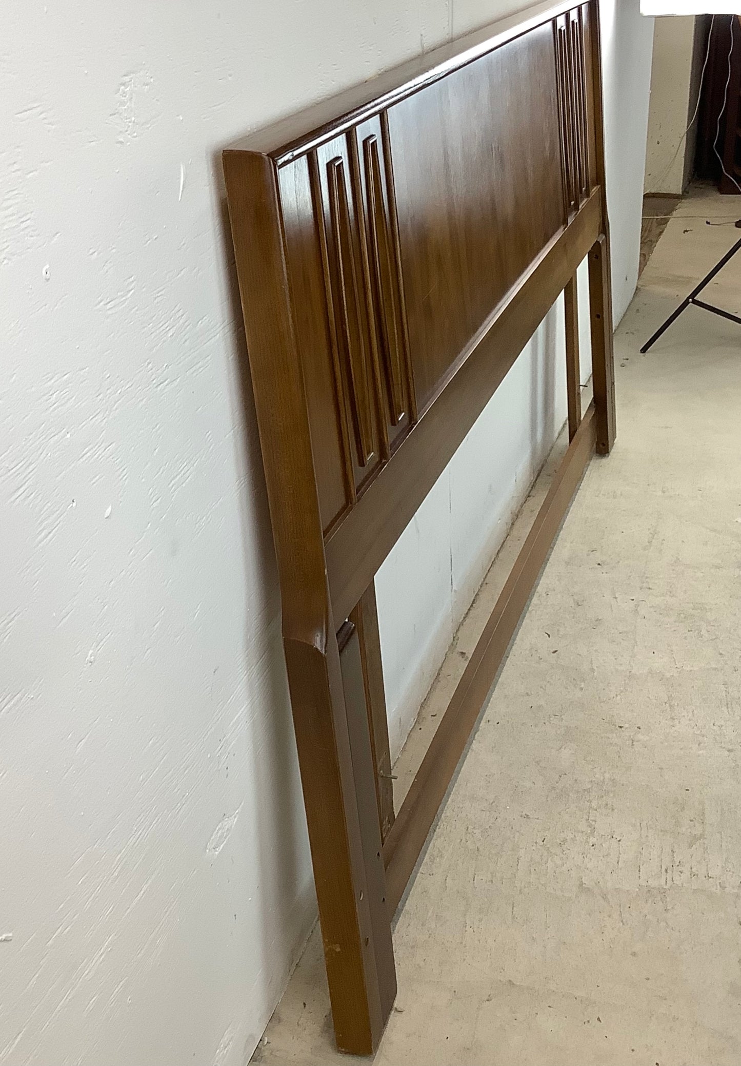 Mid-Century King Walnut Headboard