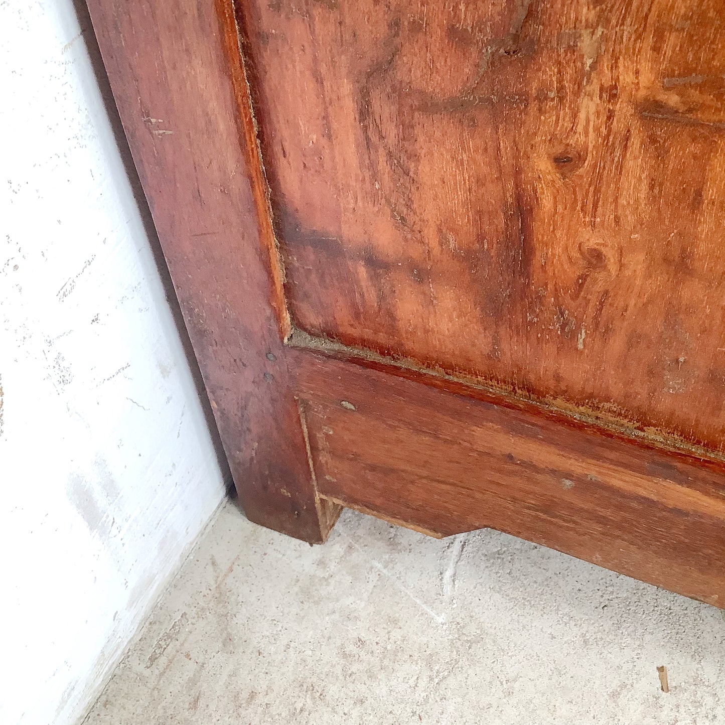 Antique Chinese Provincial Elmwood Cabinet | Iron Circular Lockplate | 19th to Early 20th Century
