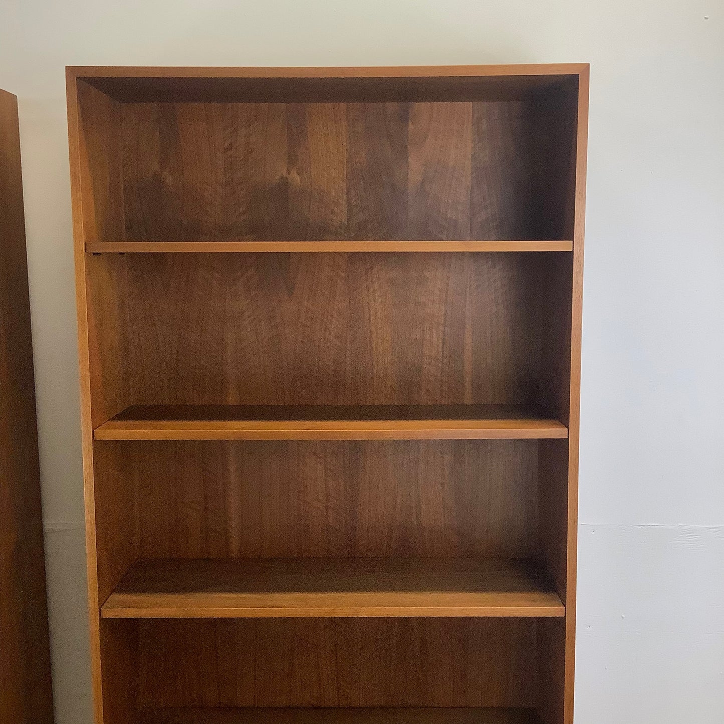 Pair Tall Vintage Bookcases