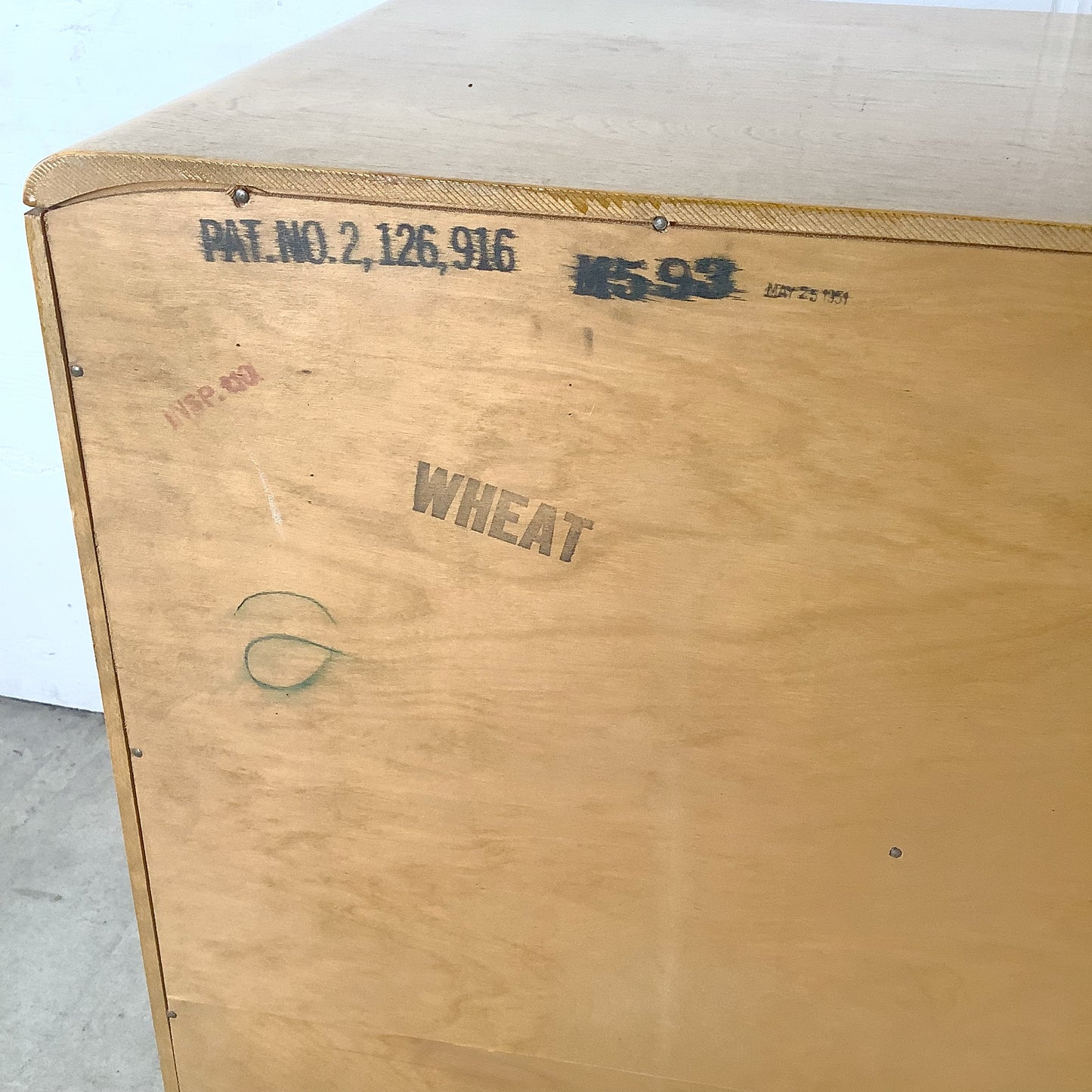 MCM Heywood-Wakefield Encore Buffet Sideboard, Wheat