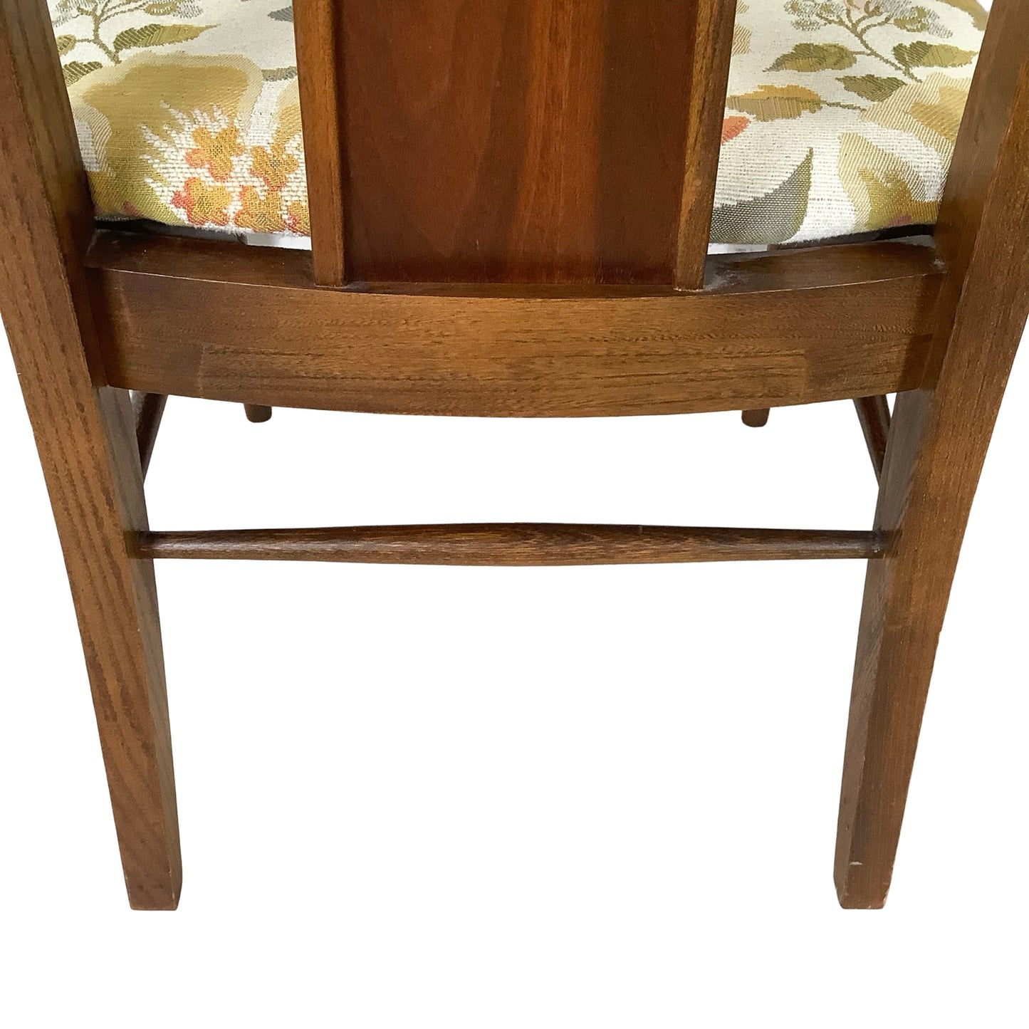 Vintage Mid-Century Modern Walnut & Cane Dining Chairs - Set of 6