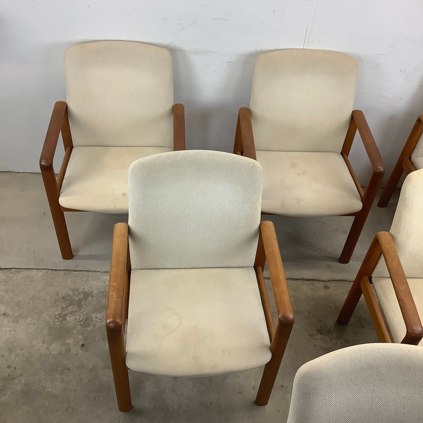 Scandinavian Modern Teak Armchairs by Jesper- set of 8