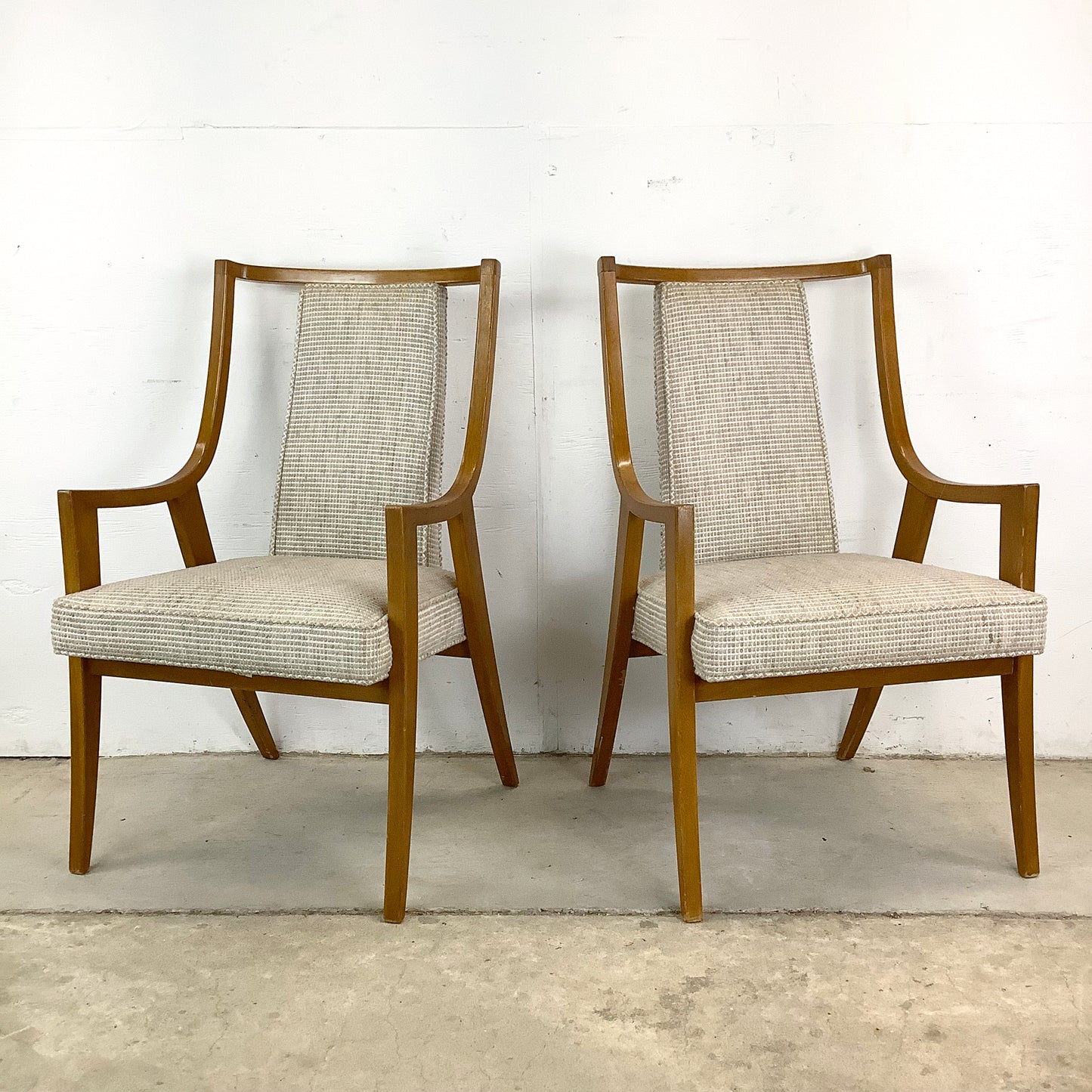 Pair MCM Armchairs for Dining or Office