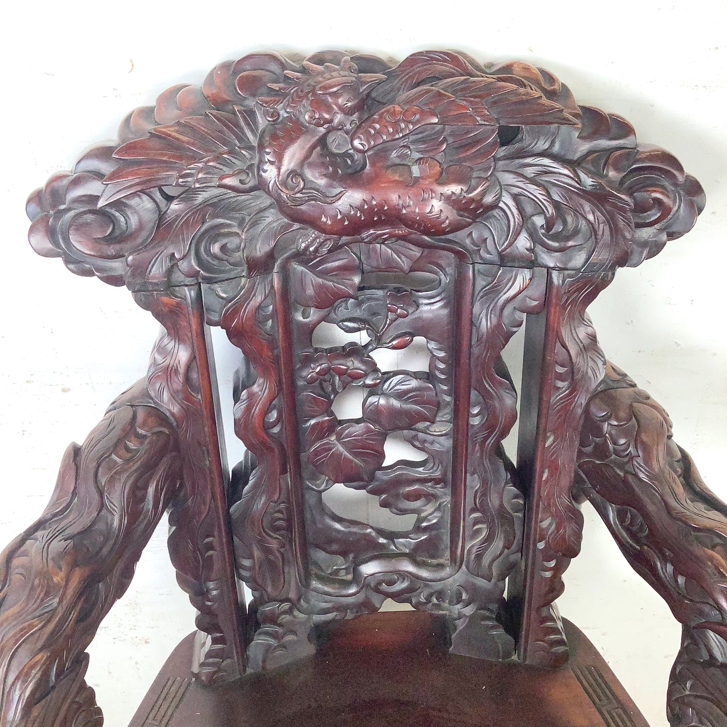 Antique Chinese Provincial Elmwood Cabinet | Iron Circular Lockplate | 19th to Early 20th Century