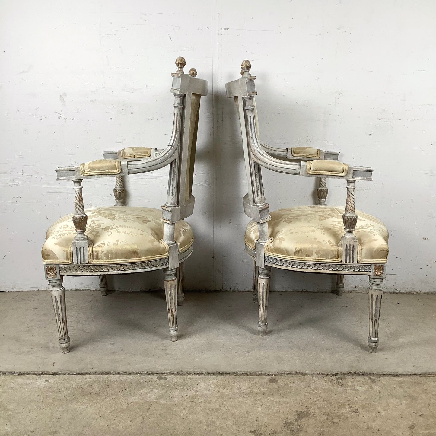 Neoclassical Armchairs in the Louis XVI Tradition
