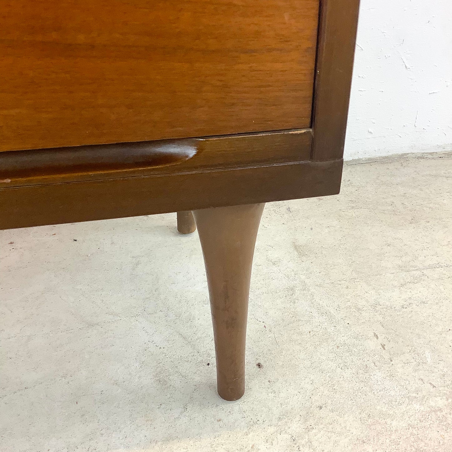 Mid-Century Single Drawer Nightstand