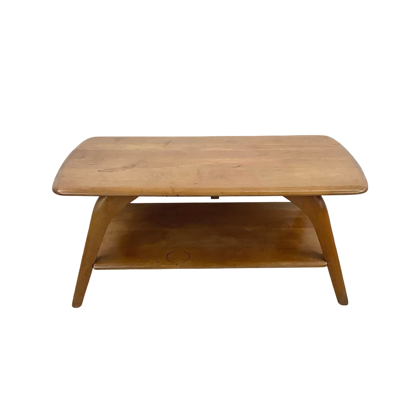 Mid Century Coffee Table | Blonde Wood Table | Heywood Wakefield Style