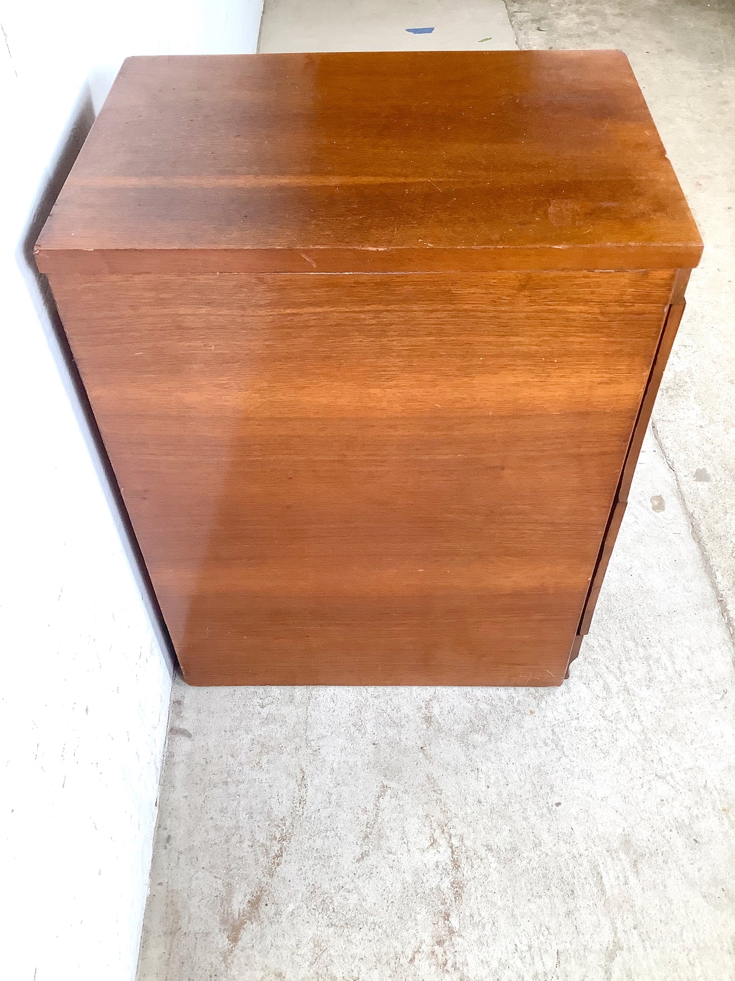 American Modern Two-Drawer Bedside Nightstand