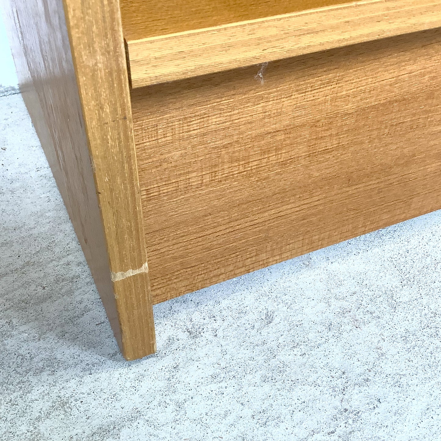 Scandinavian Modern Style Teak Bookcase | Open Display Shelving Cabinet