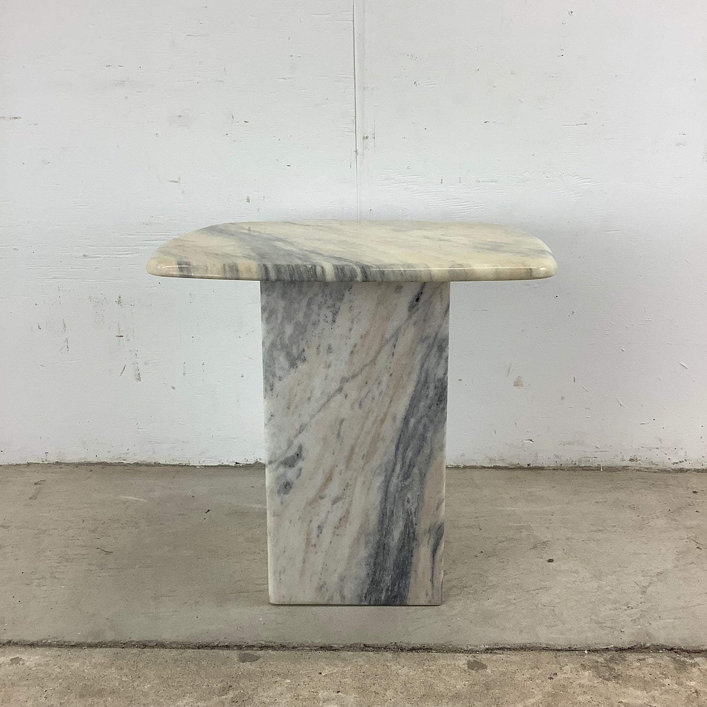 Vintage Modern Marble End Table