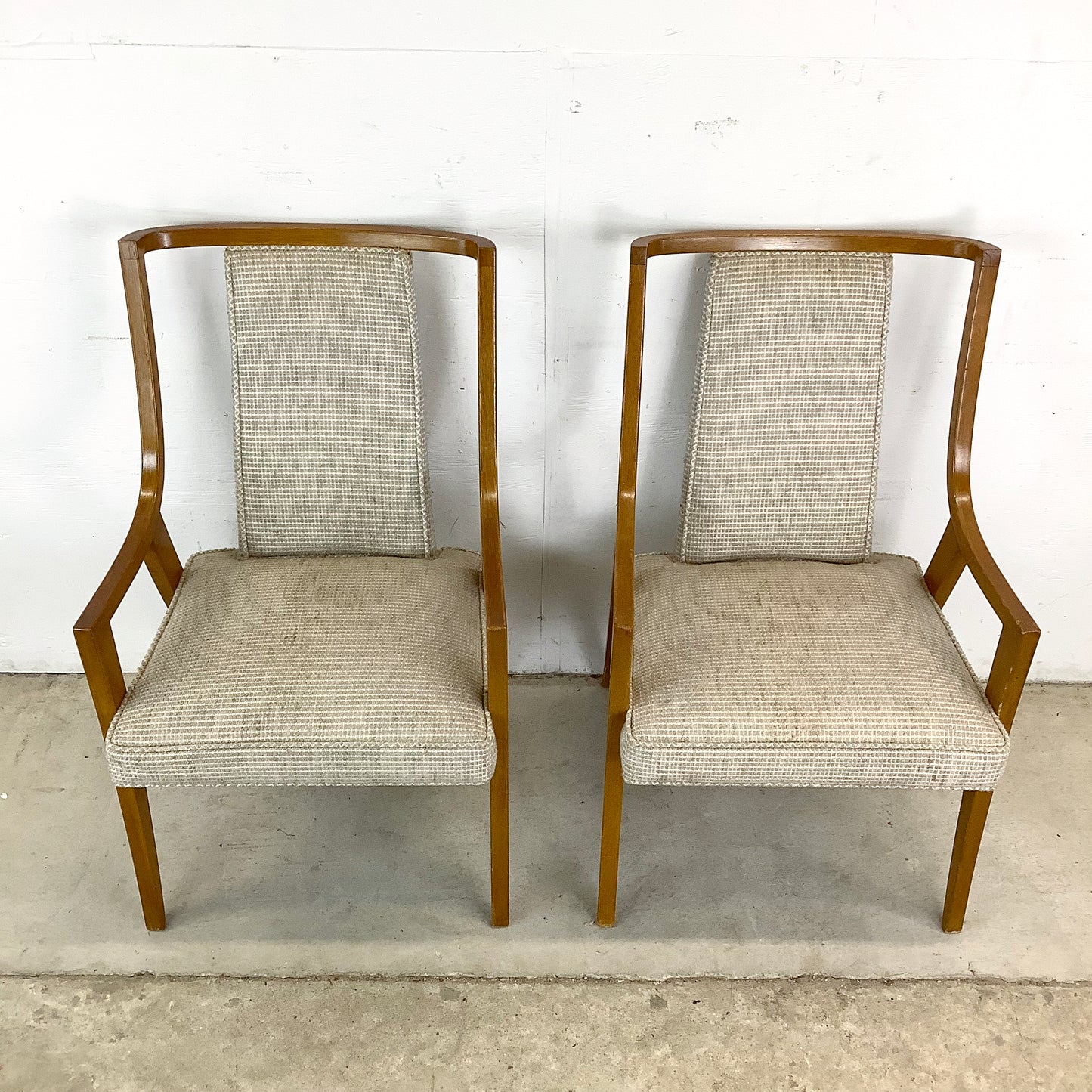 Pair MCM Armchairs for Dining or Office