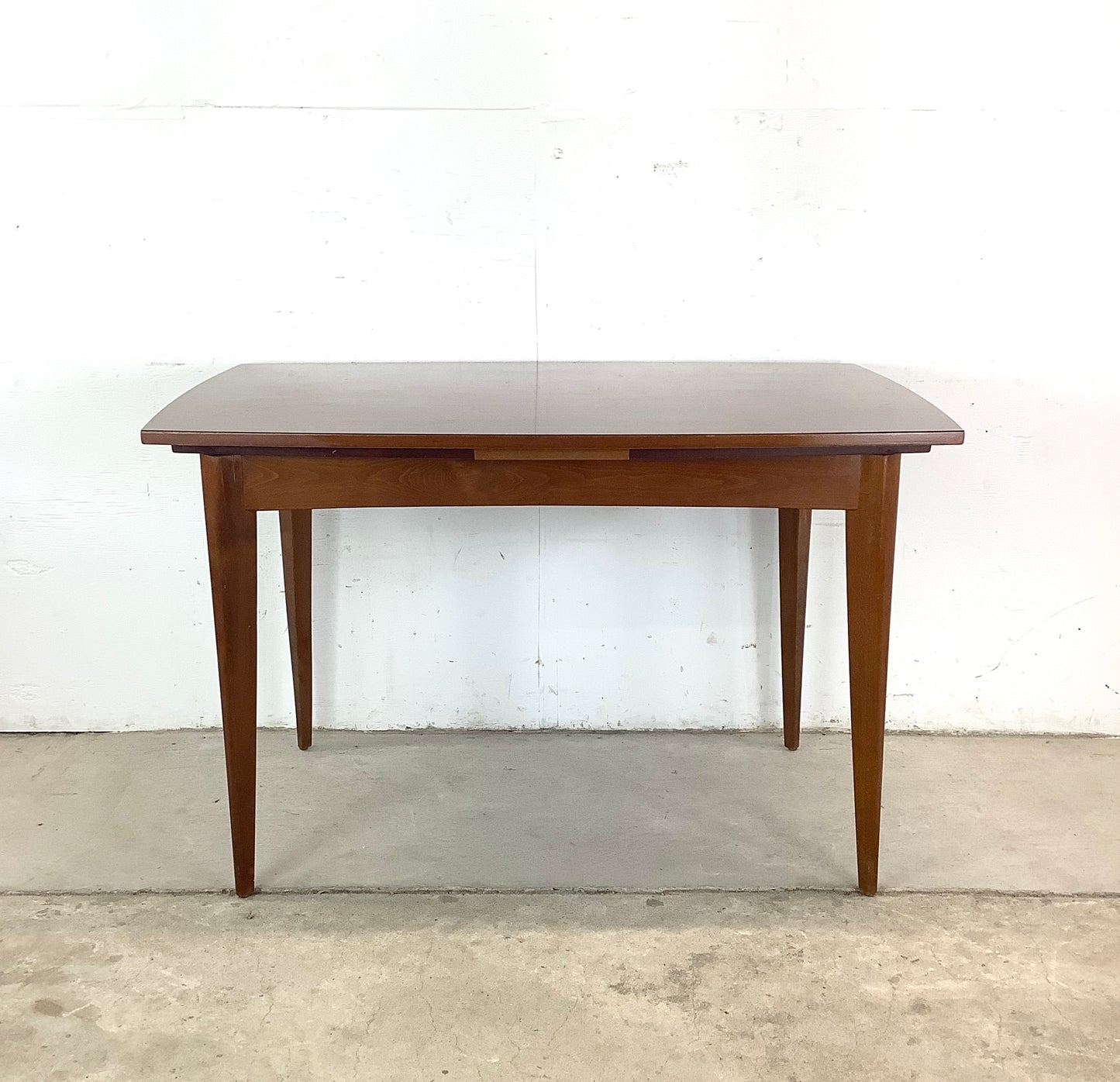 Petite Mid-Century Dining Table With leaves