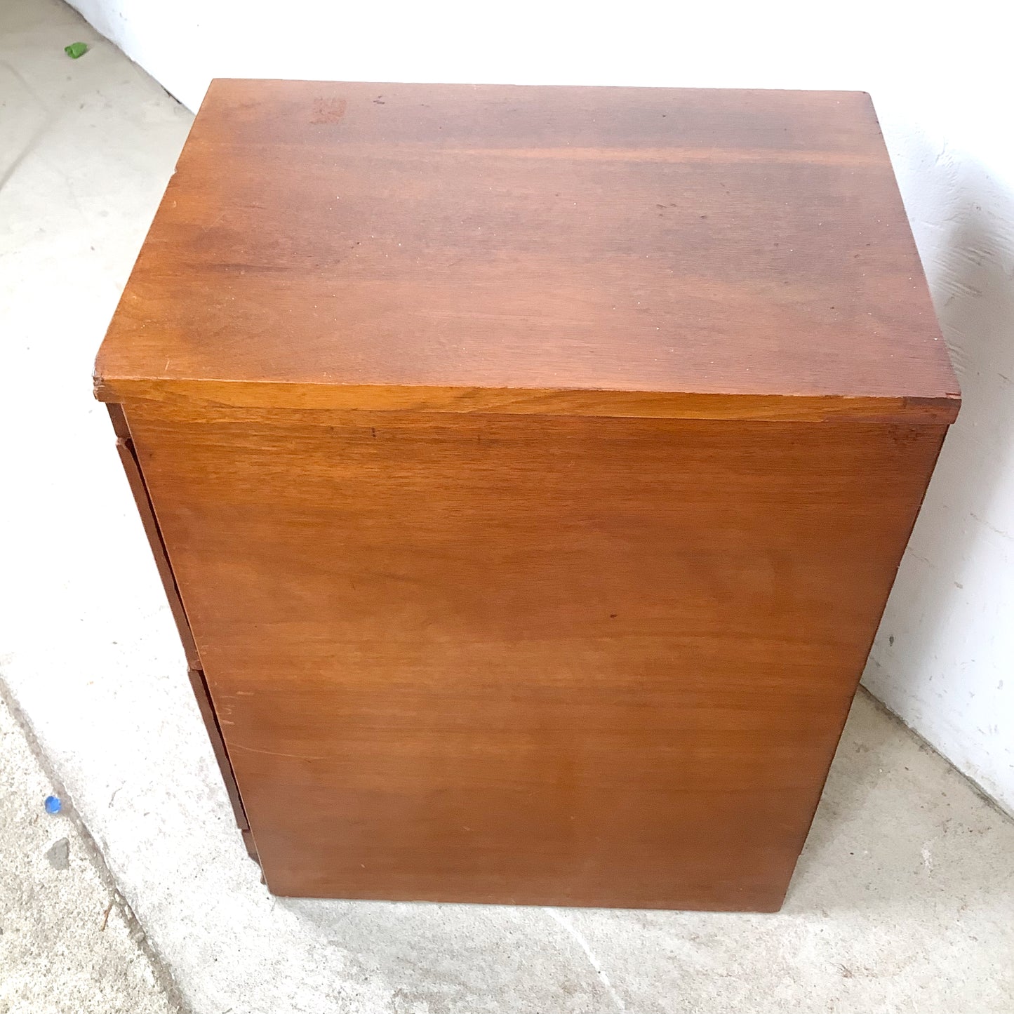 American Modern Two-Drawer Bedside Nightstand