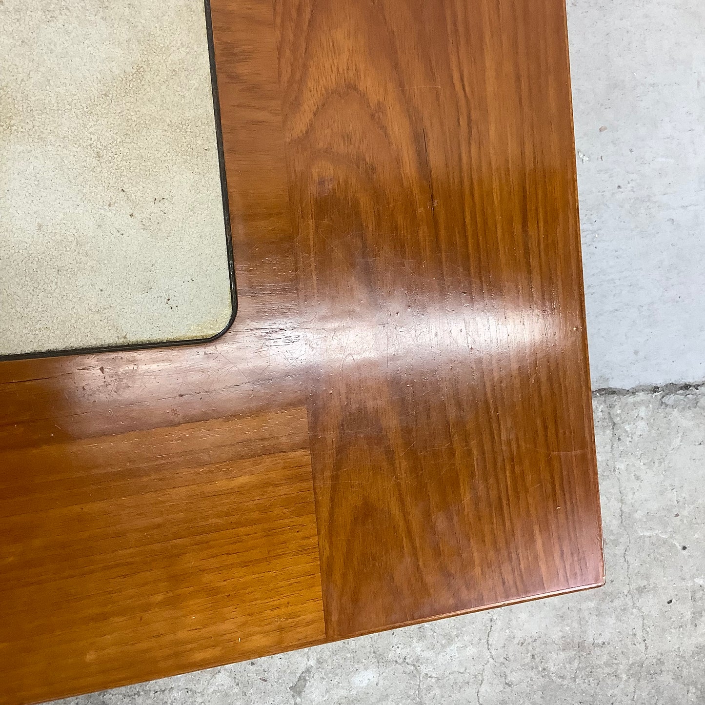 Danish Modern Teak & Tile Coffee Table
