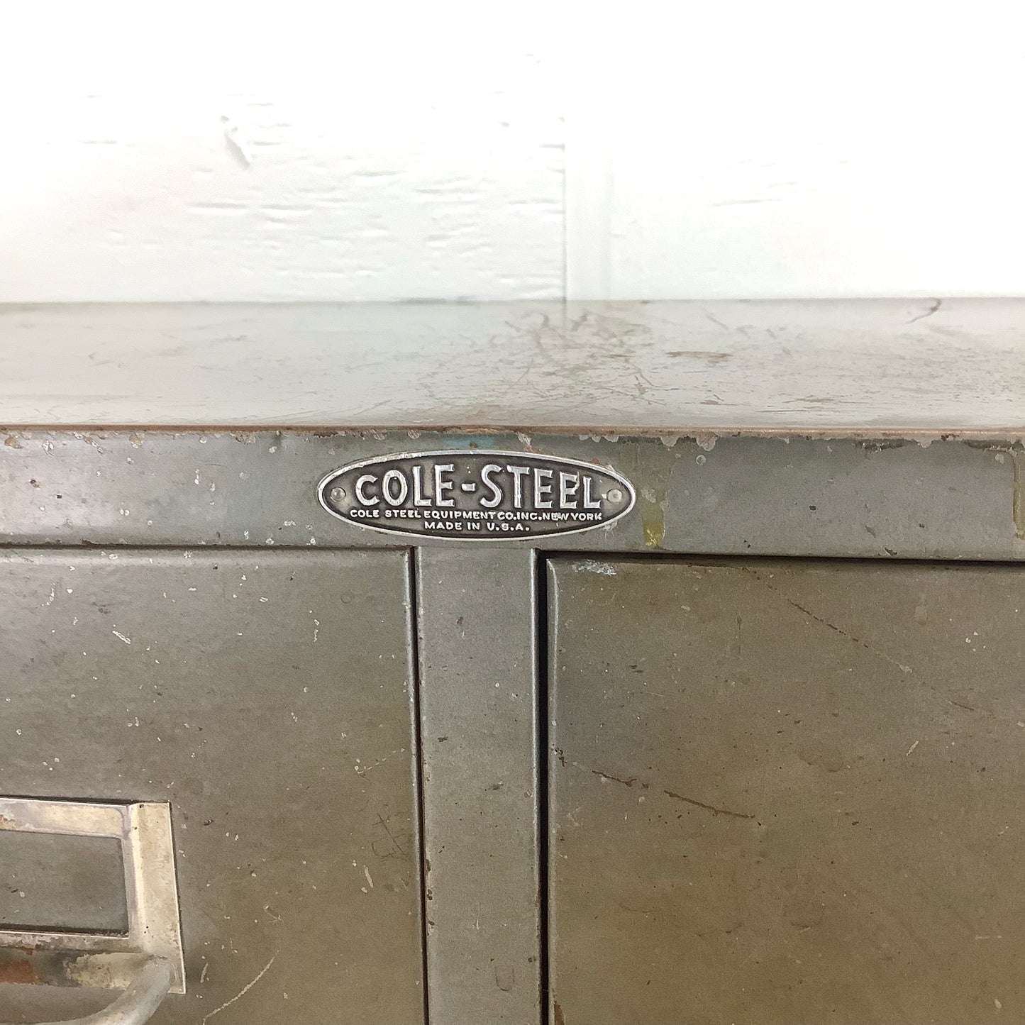 Vintage Industrial Filing Cabinet by Cole