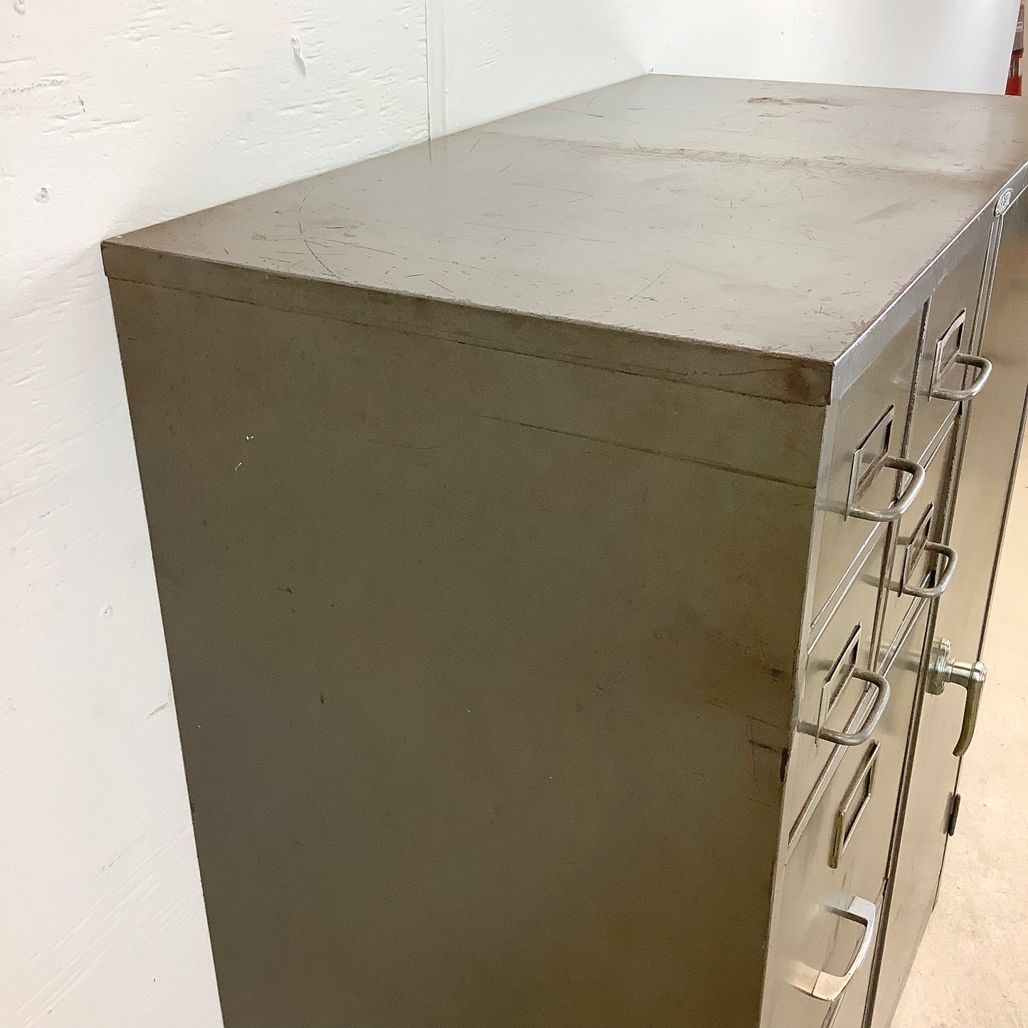 Vintage Industrial Filing Cabinet by Cole