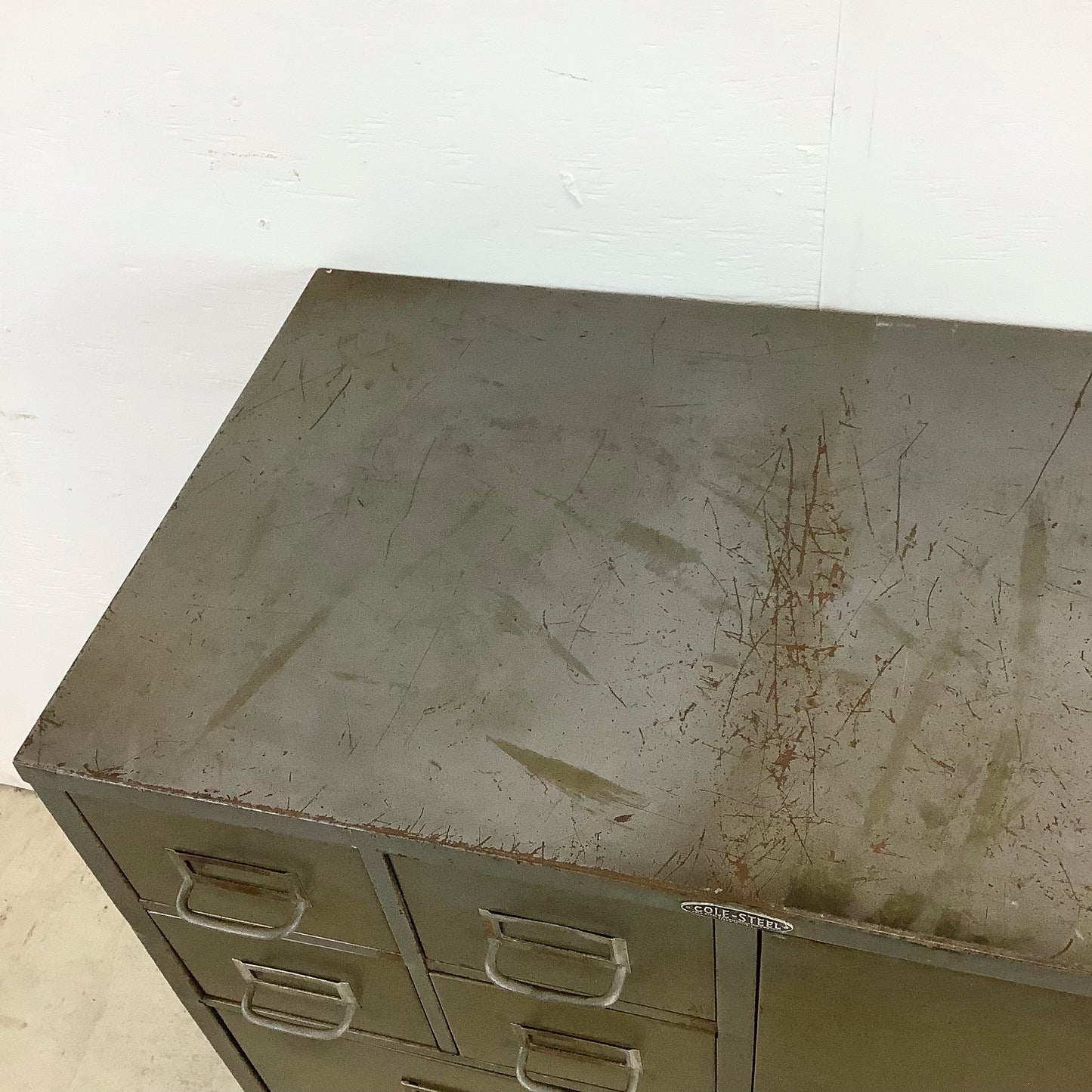 Vintage Industrial Filing Cabinet by Cole