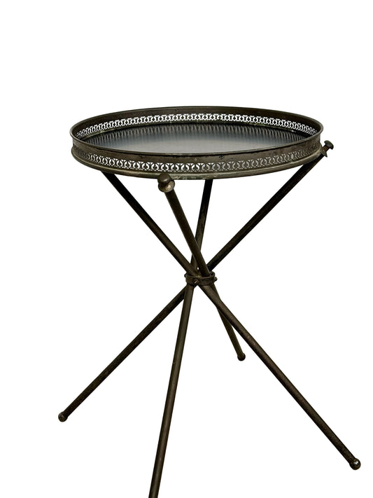 Vintage Italian Style Folding Guéridon Cocktail Tray Table