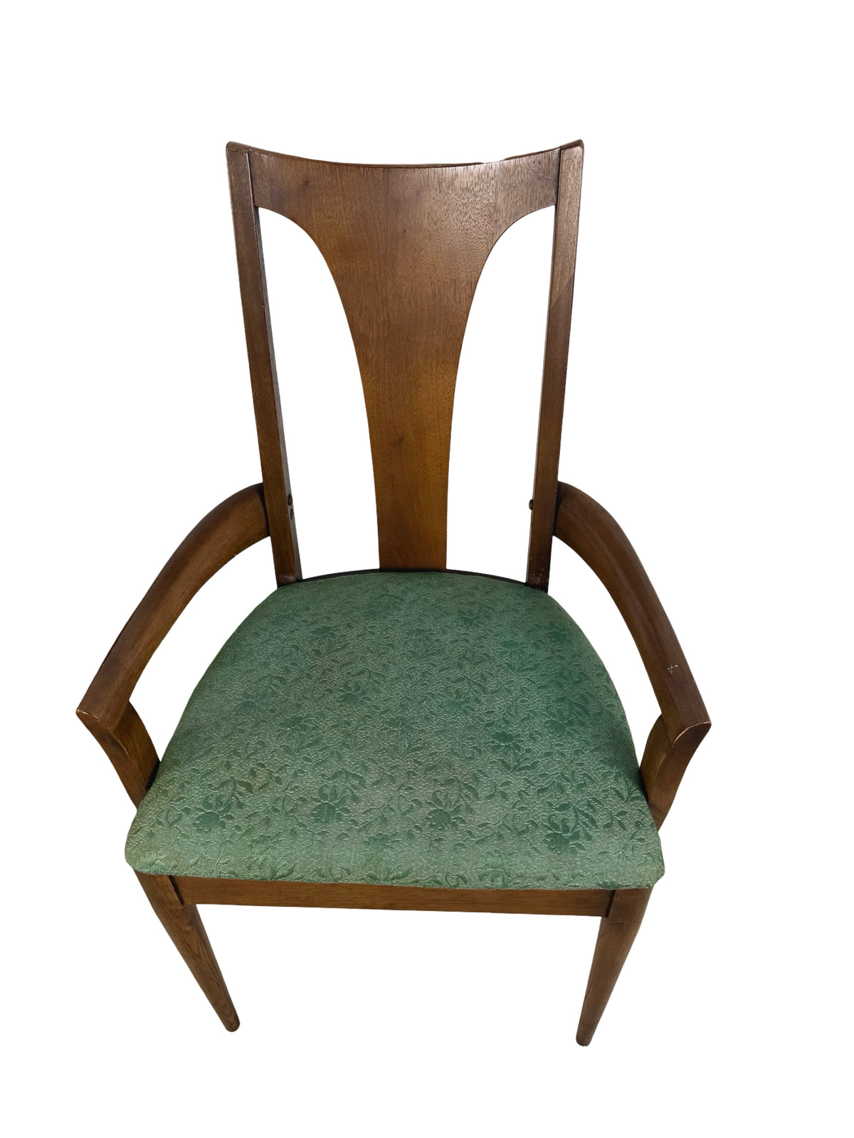 Vintage Broyhill / Lenoir Chair Company Sculptural High-Back Armchairs – Pair