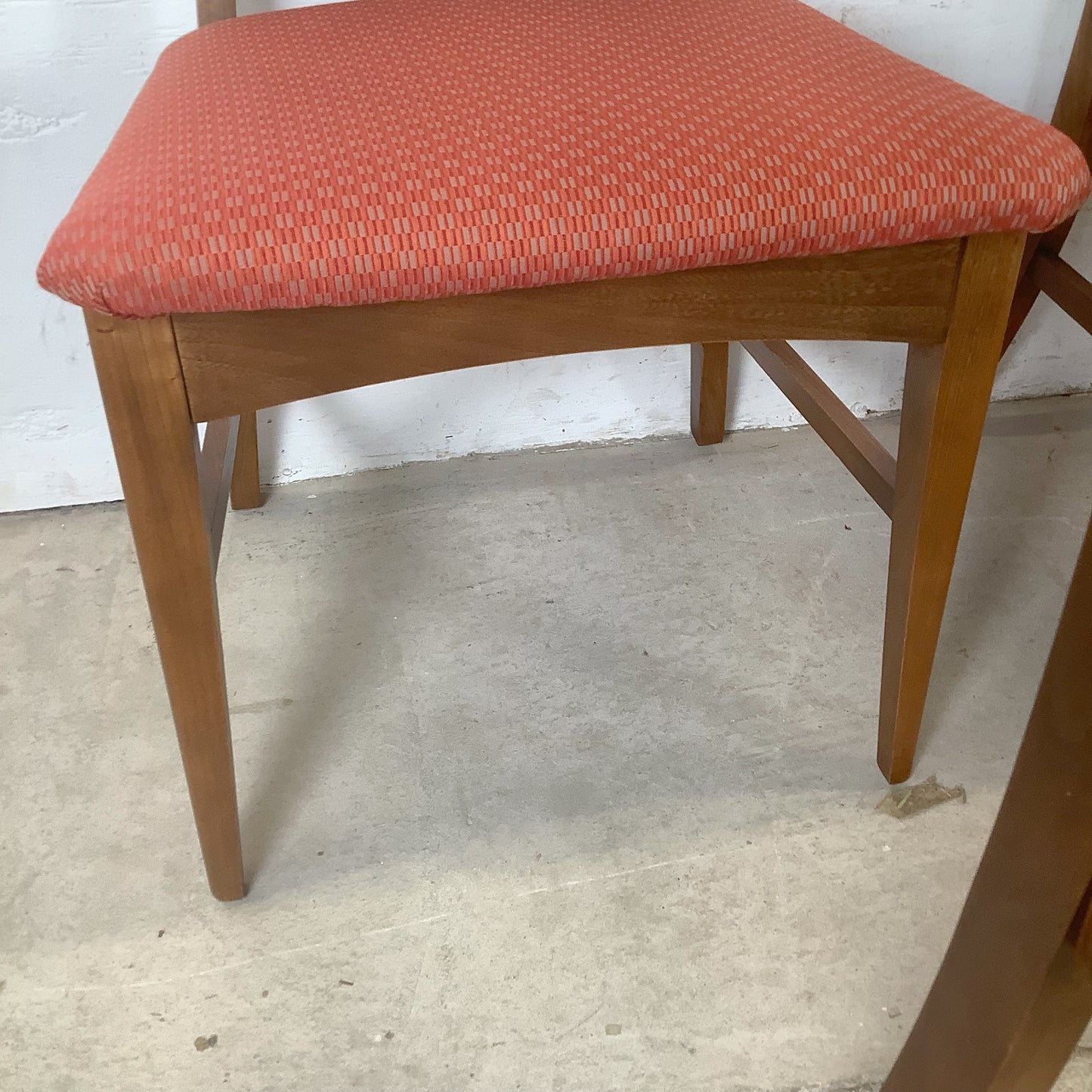 Young Manufacturing attr. Walnut High-Back Dining Chairs — A Set of Six MCM Chairs