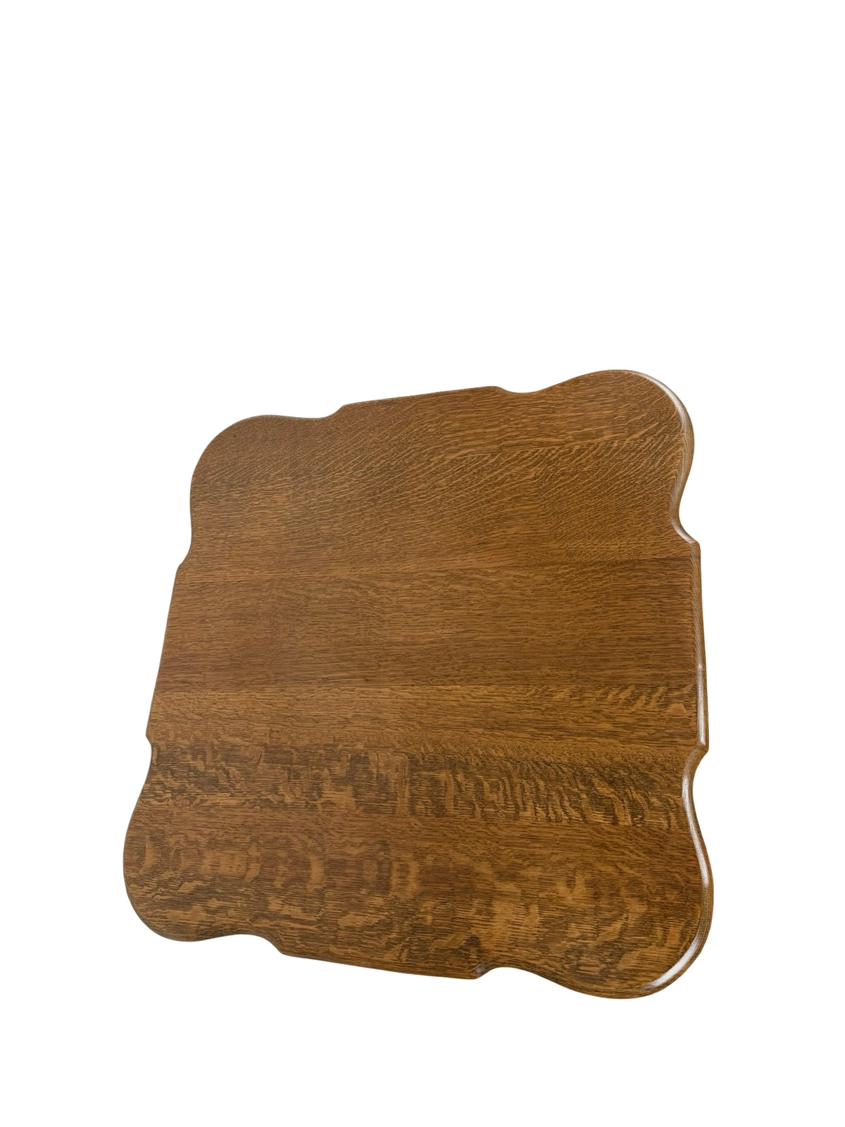 Early 20th Century Tiger Oak Barley Twist Table with Ball & Claw Feet