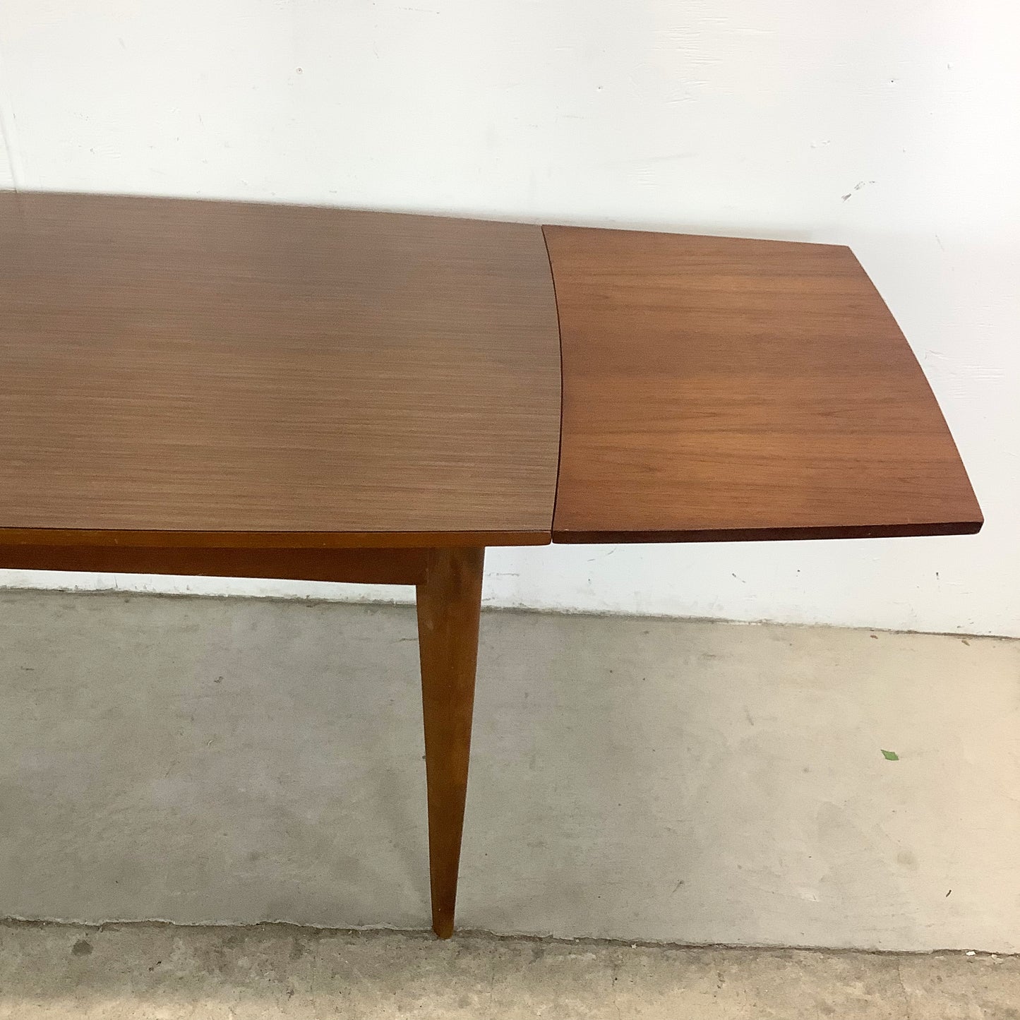 Petite Mid-Century Dining Table With leaves