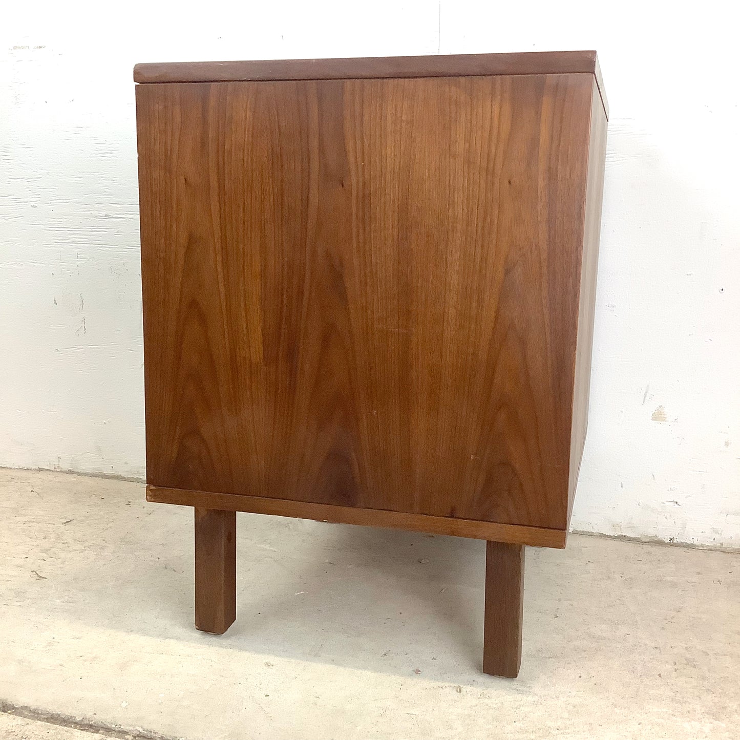 Mid-Century Teak Record Cabinet or Bedside Table