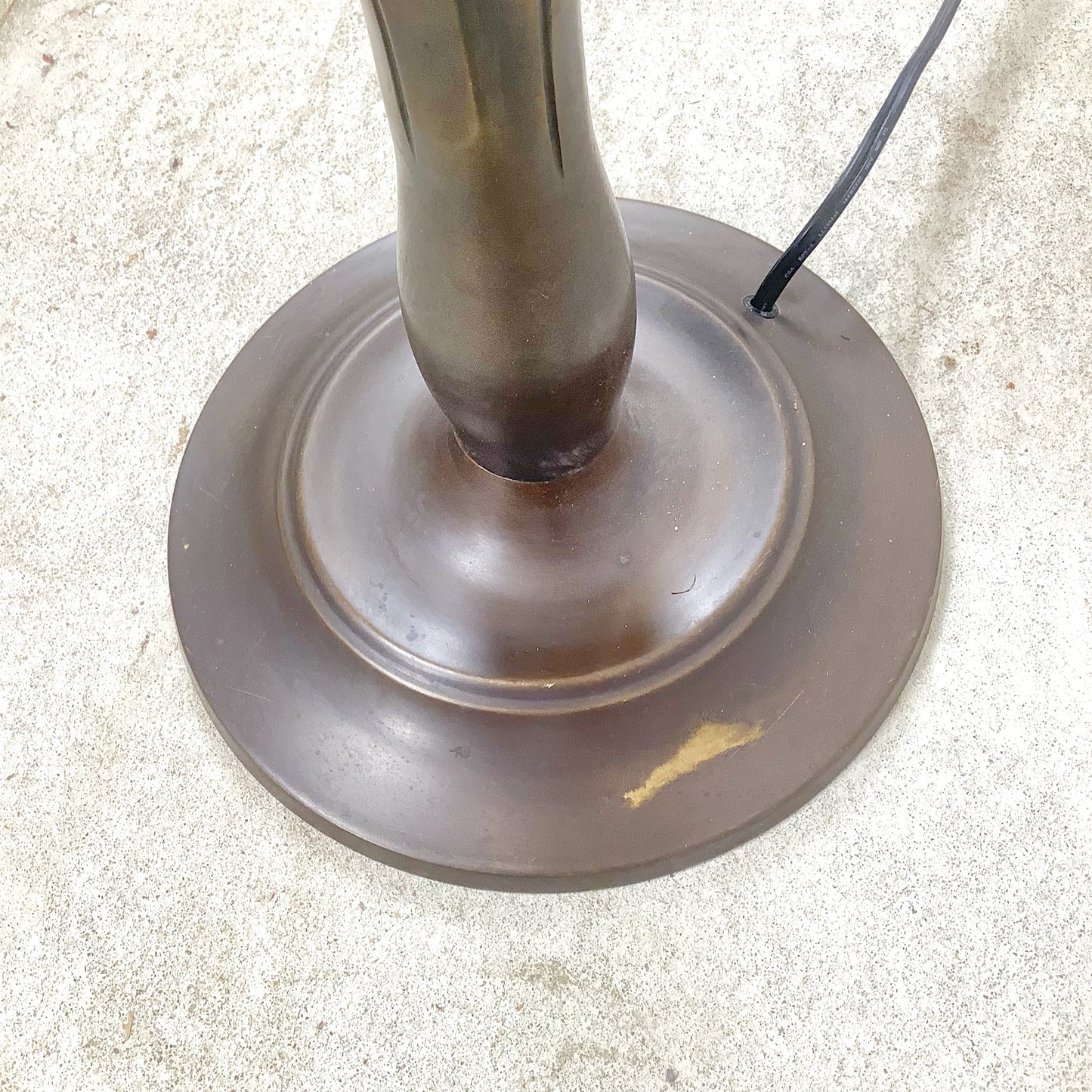  Vintage Mid-Century Modern Sculptural Walnut Floor Lamp in the Style of Laurel Lamp Company
