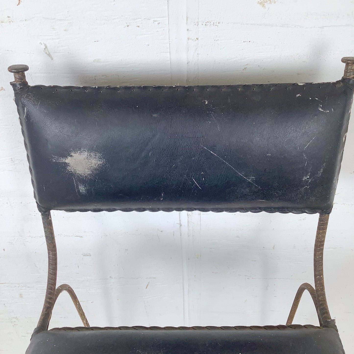 Mid-Century Studio-Made Sculptural Iron Stool