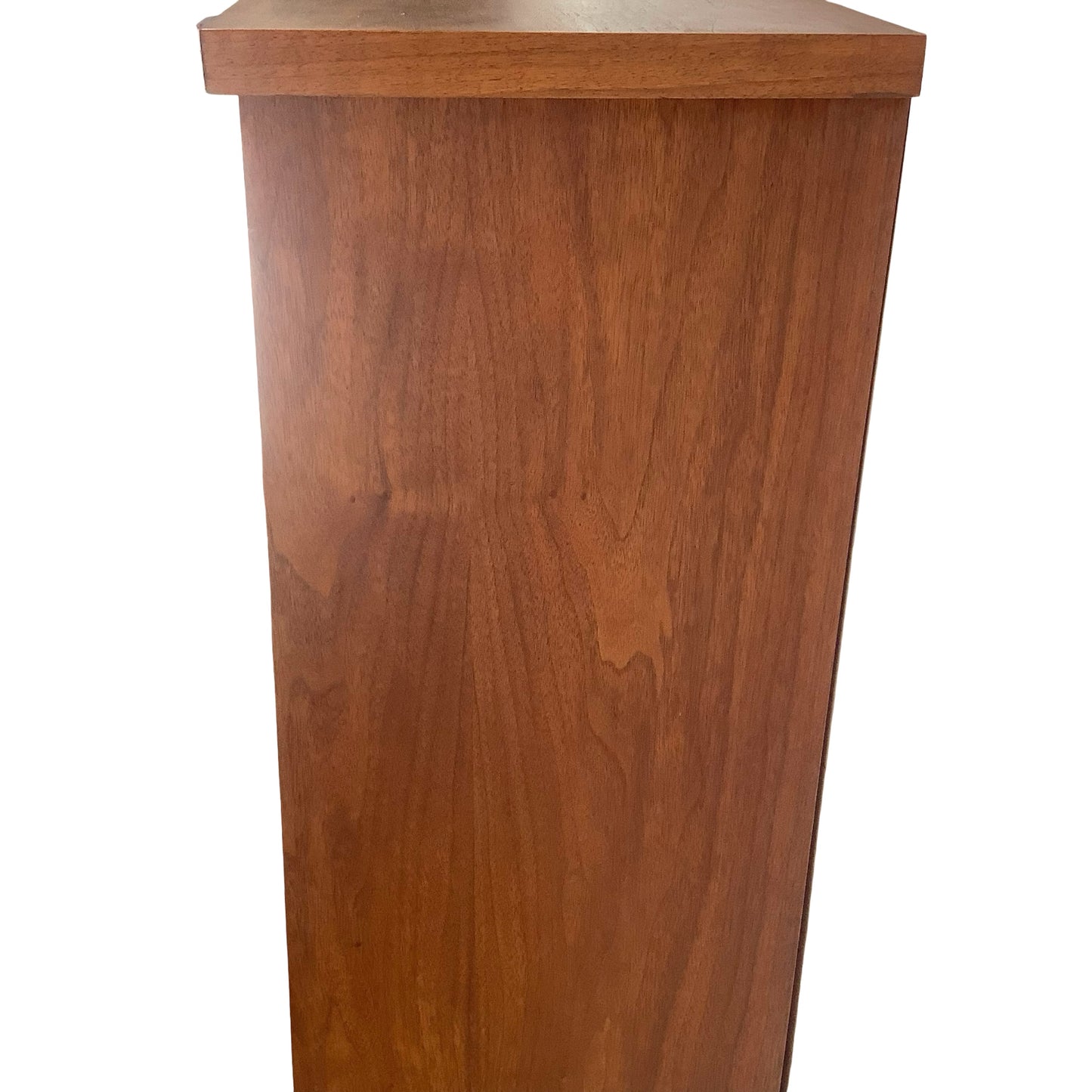 Vintage Mid-Century Modern Walnut Display Hutch, China Cabinet