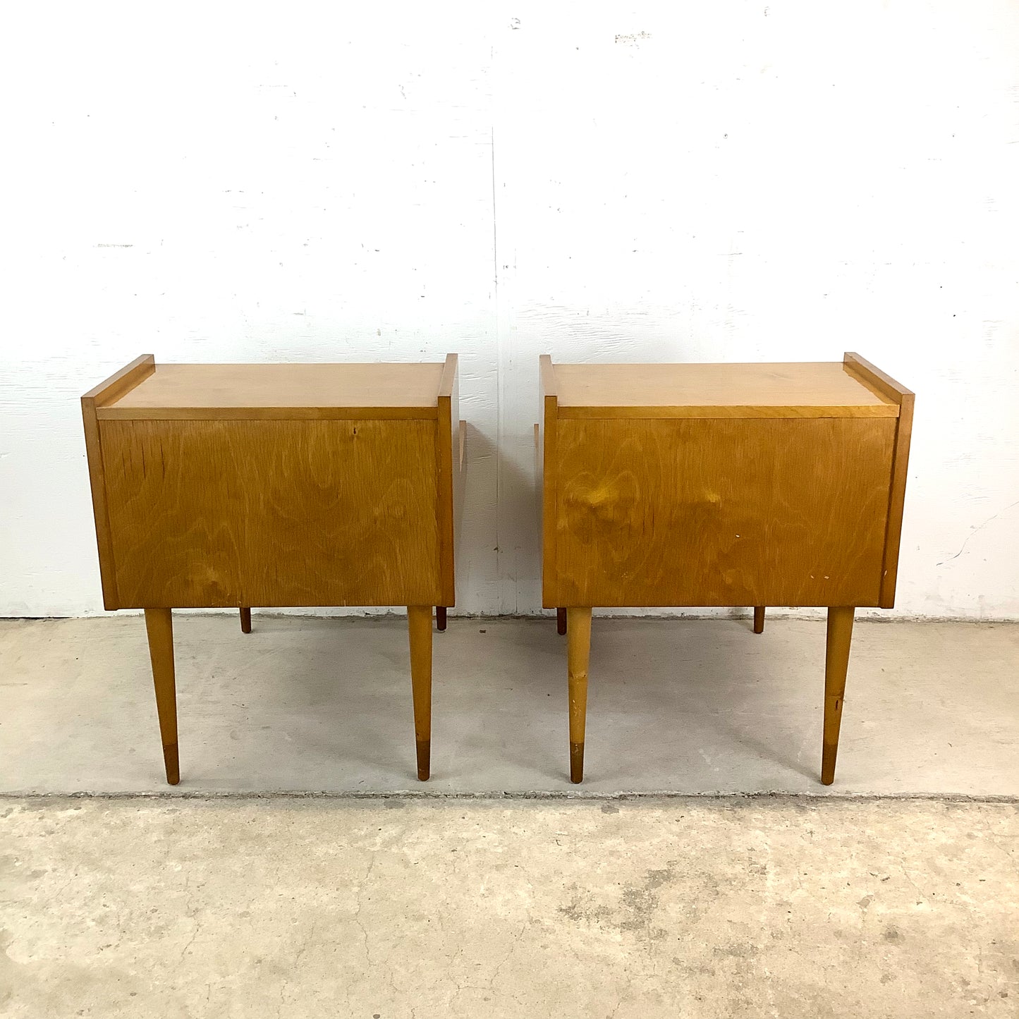 Mid-Century Two Tier Nightstands attr. Edmond Spence
