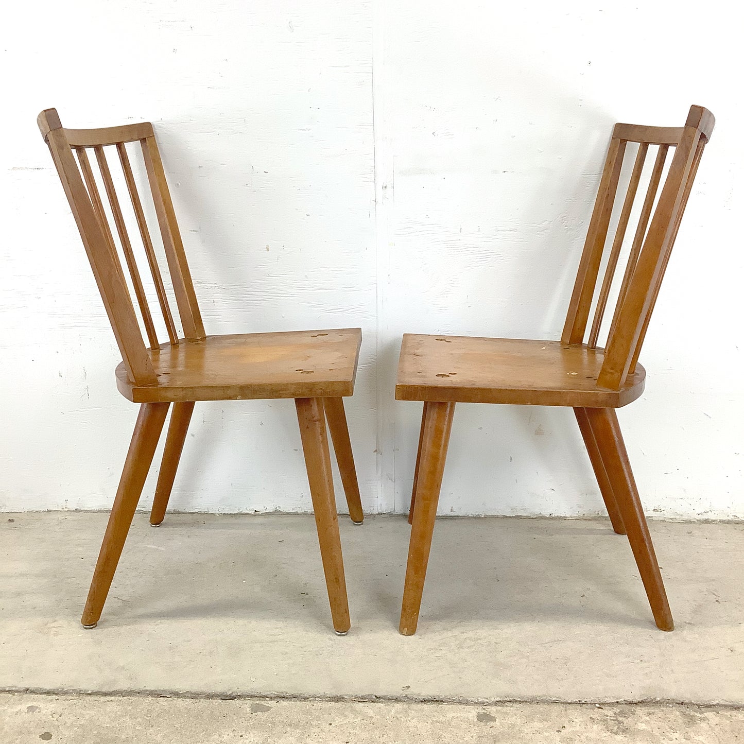 Mid-Century Dining Chairs by Leslie Diamond for Conant Ball- set Four