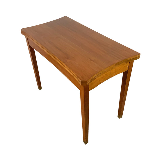 Mid-Century Console to Dining Table — Scalloped Top, 21”–78”, 1960s