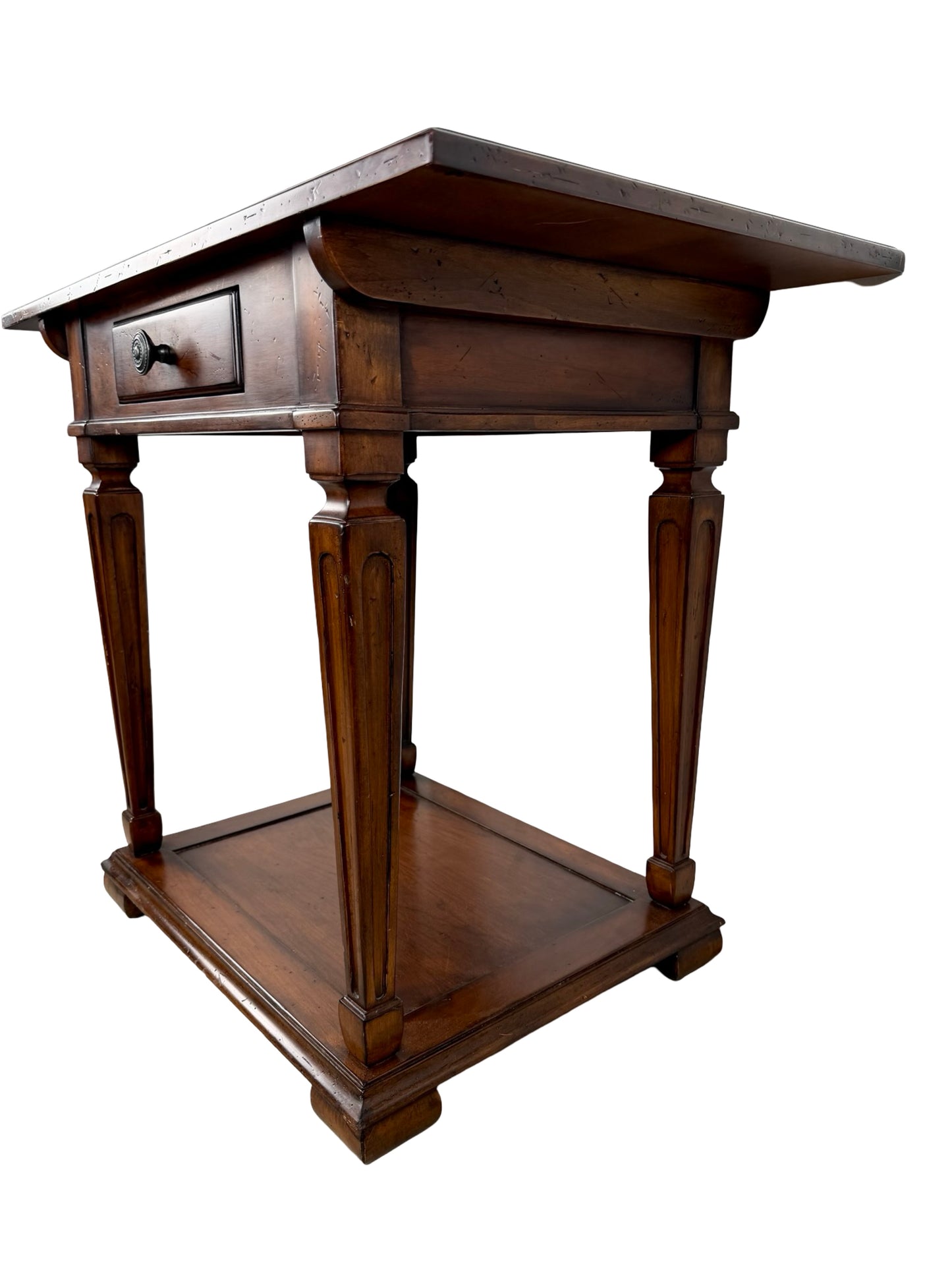 Milling Road by Baker Furniture Vintage Side Table with Drawer